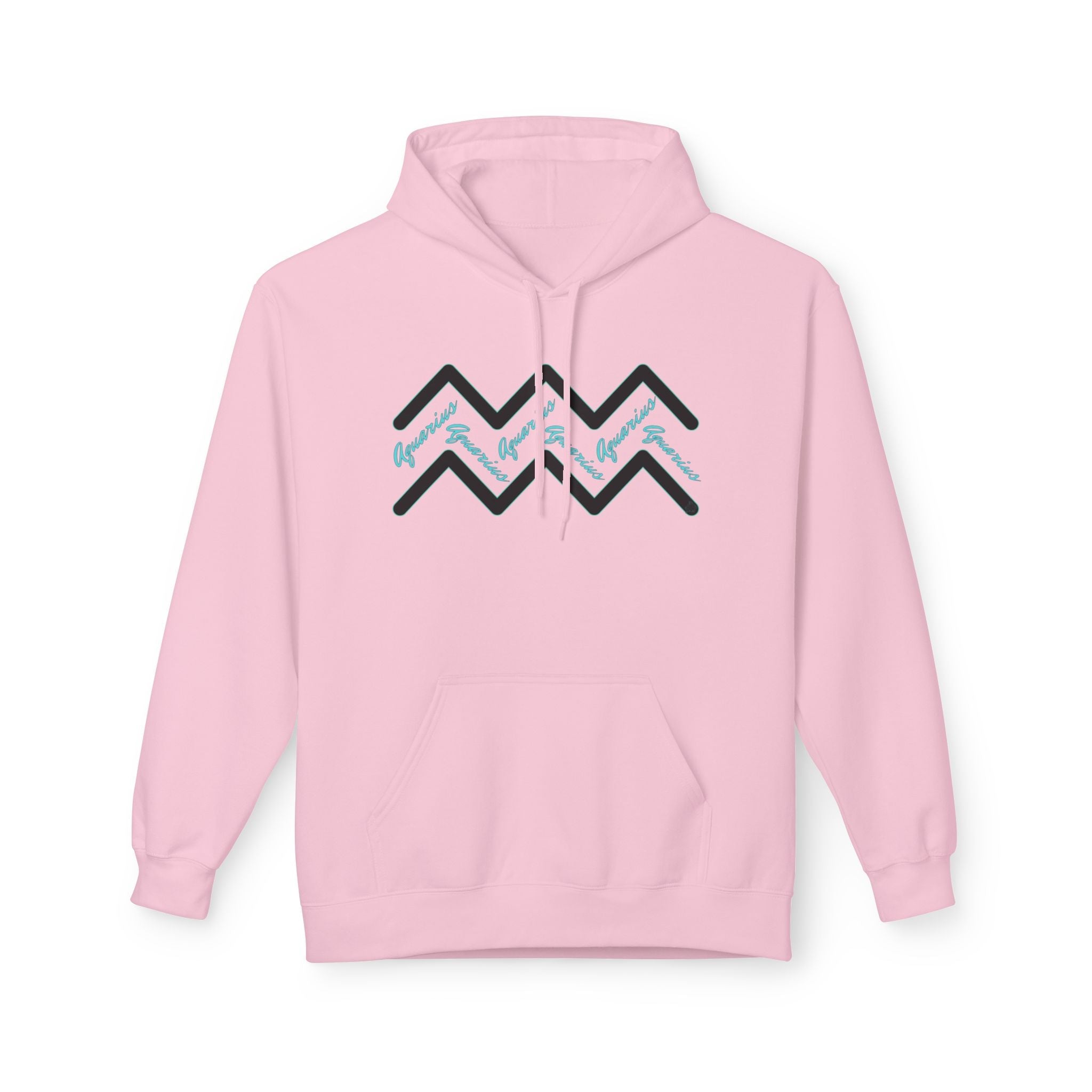 Customizable Aquarius Zodiac Hoodie — "Your Name on back" Watering Design