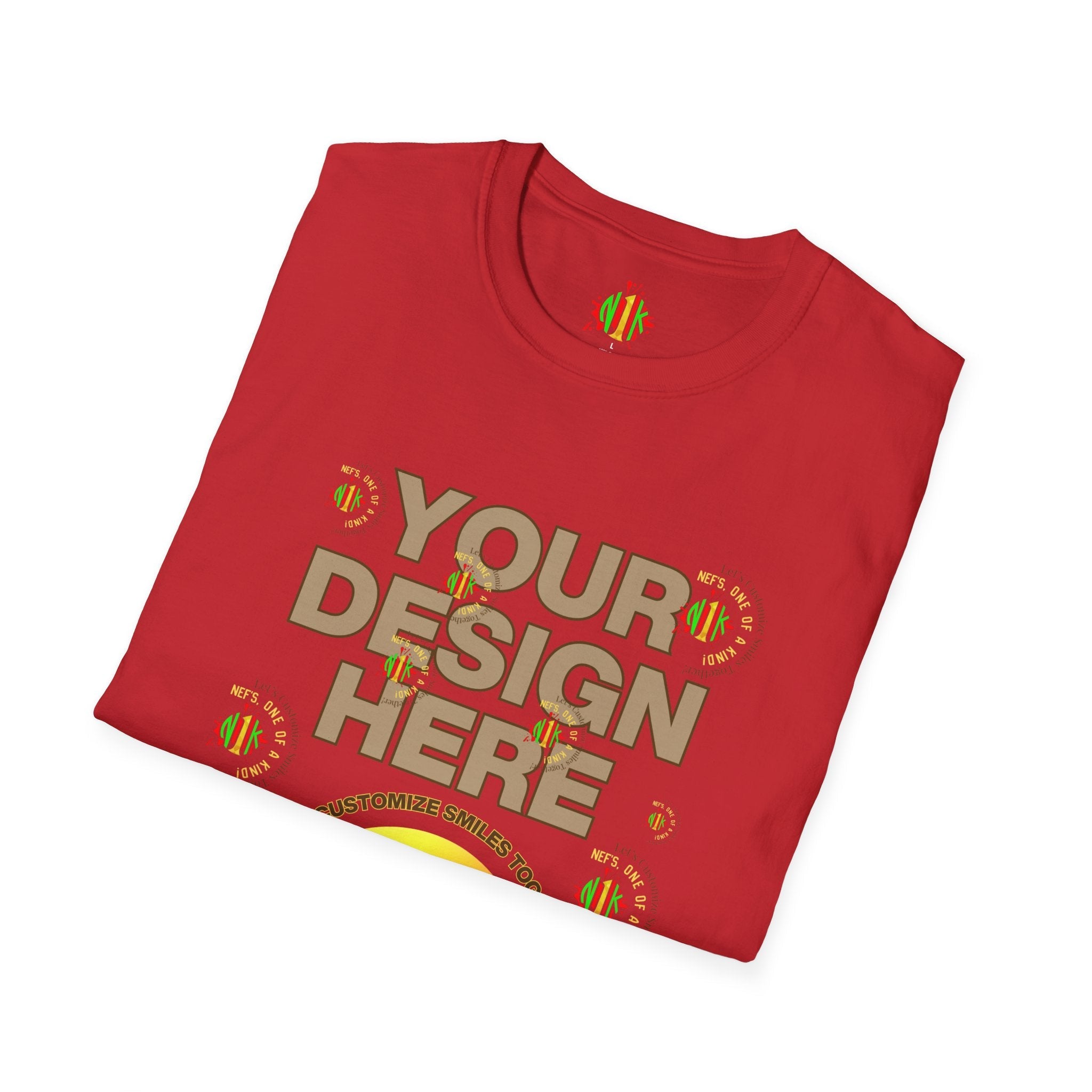 Customizable Unisex T-Shirt — Add Your Photo Only