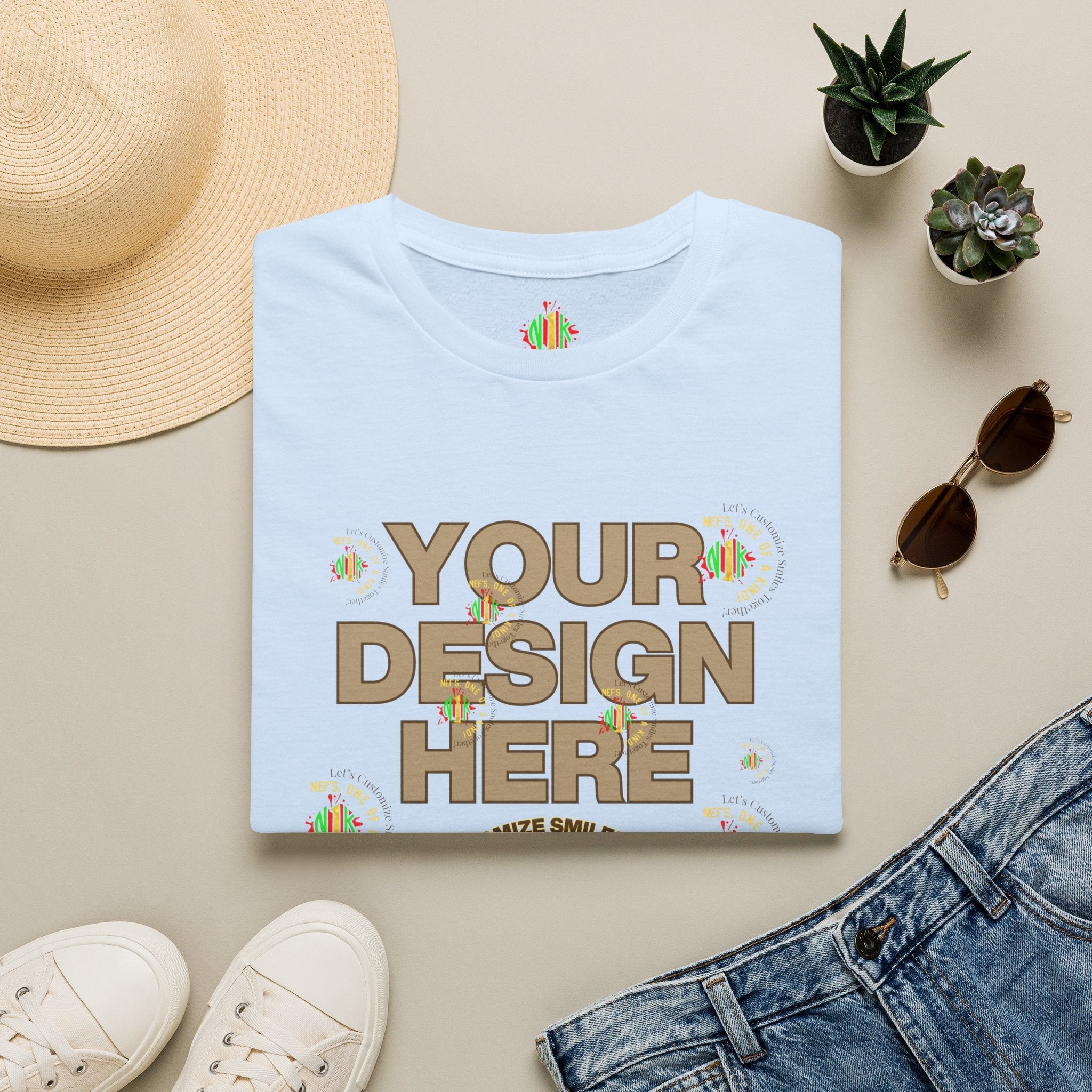 Customizable Unisex T-Shirt — Add Your Photo Only