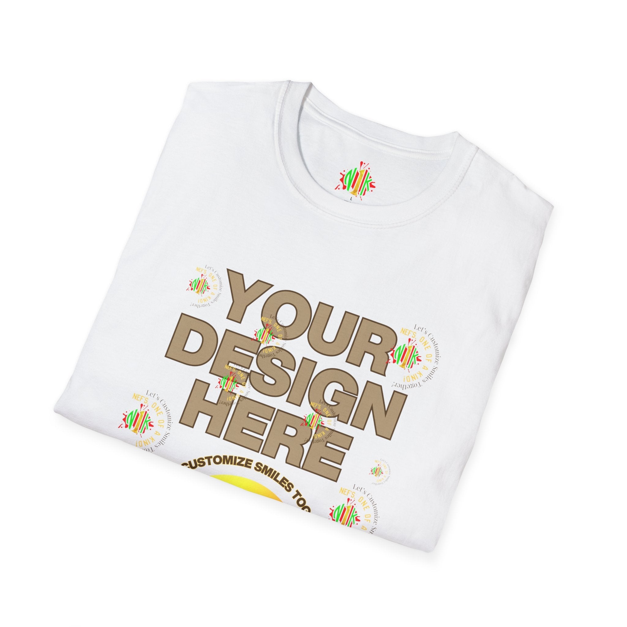 Customizable Unisex T-Shirt — Add Your Photo Only