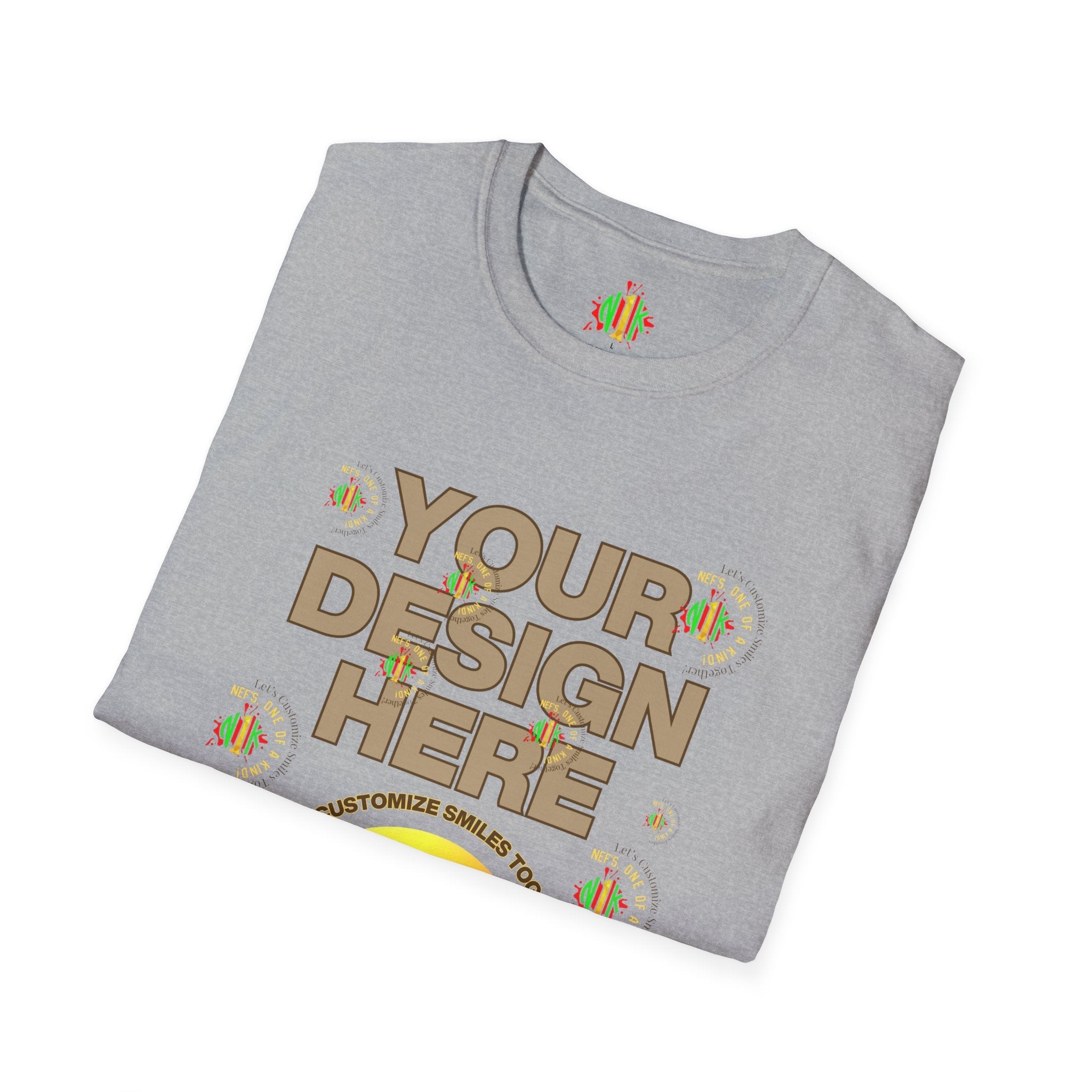 Customizable Unisex T-Shirt — Add Your Photo Only