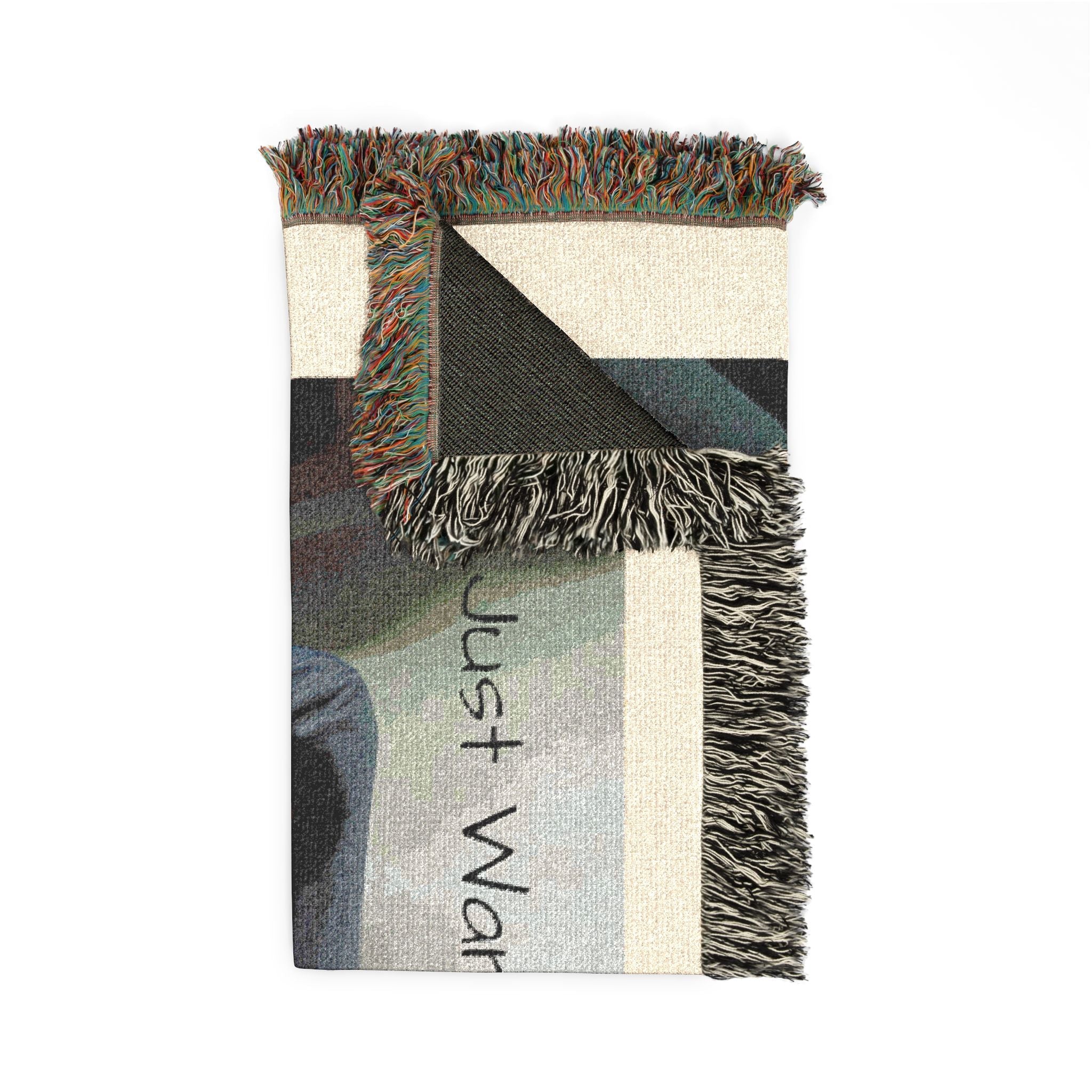 Customizable Woven Blanket — Add Your Text, Personalized Cozy Throw