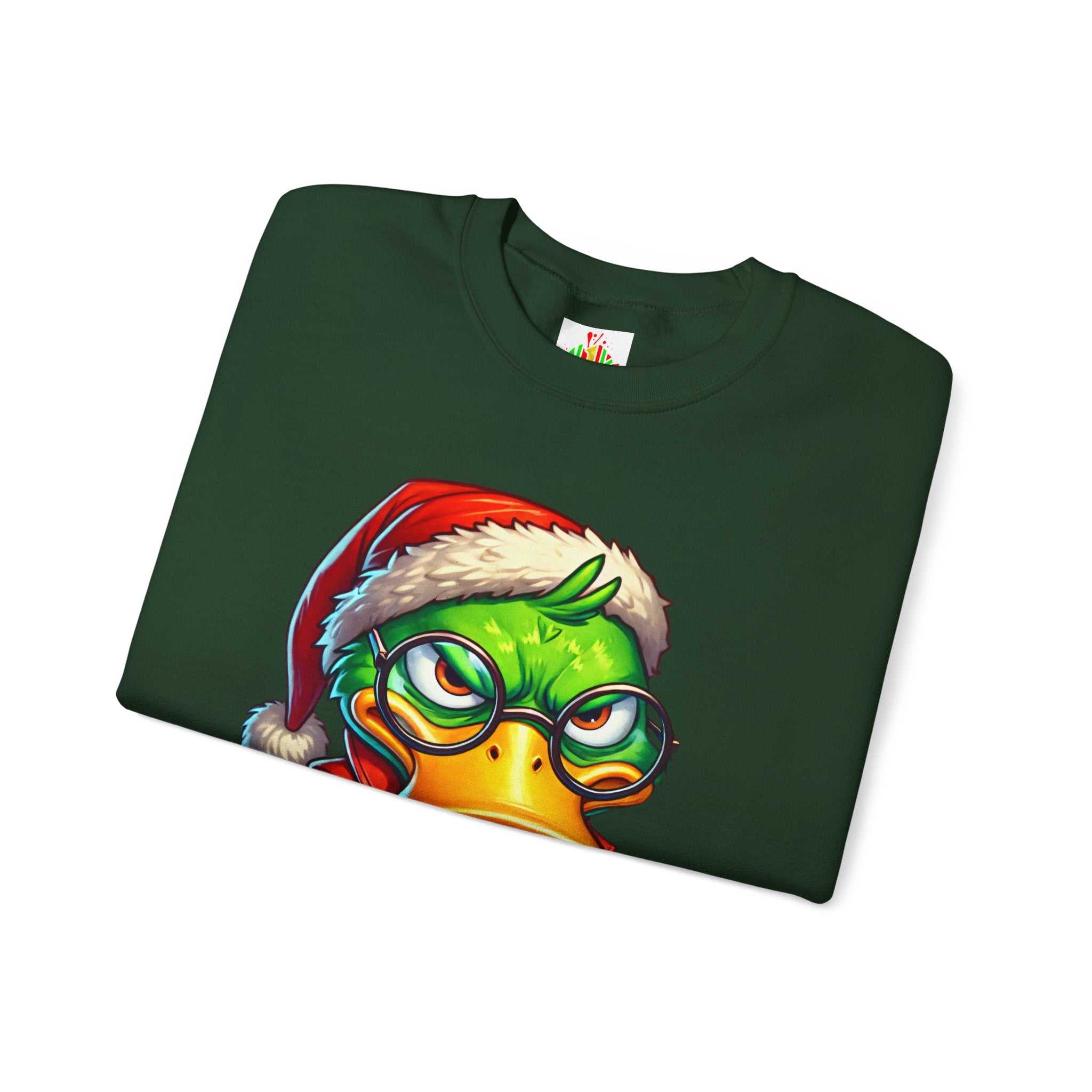 Duck off Christmas Funny Holiday Unisex Heavy Blend CrewneckSweatshirtUnisex Heavy Blend™ Crewneck Sweatshirt