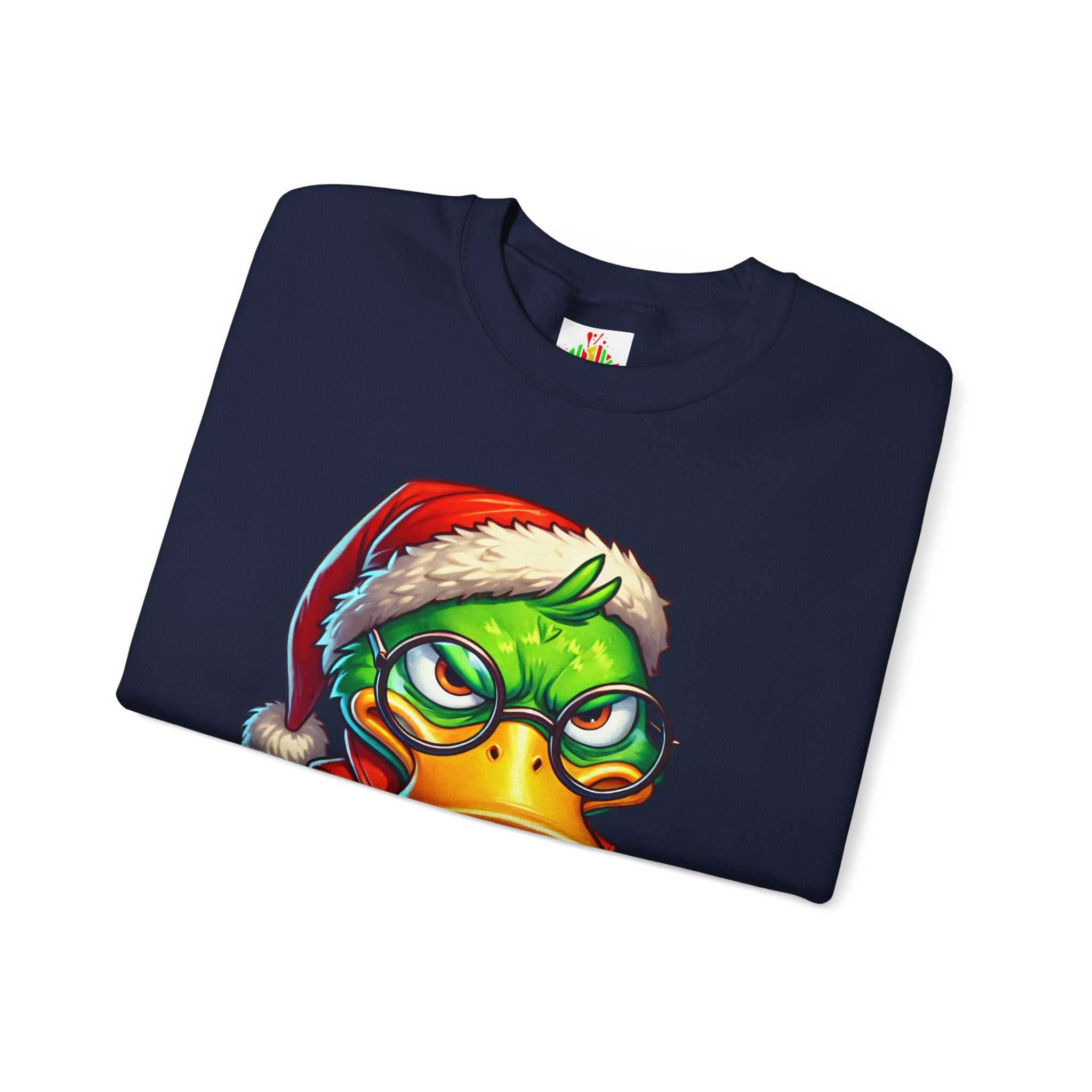 Duck off Christmas Funny Holiday Unisex Heavy Blend CrewneckSweatshirtUnisex Heavy Blend™ Crewneck Sweatshirt