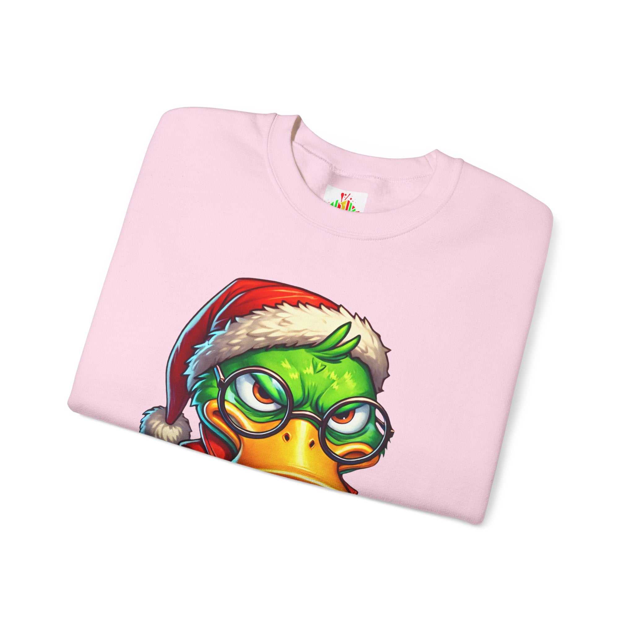 Duck off Christmas Funny Holiday Unisex Heavy Blend CrewneckSweatshirtUnisex Heavy Blend™ Crewneck Sweatshirt