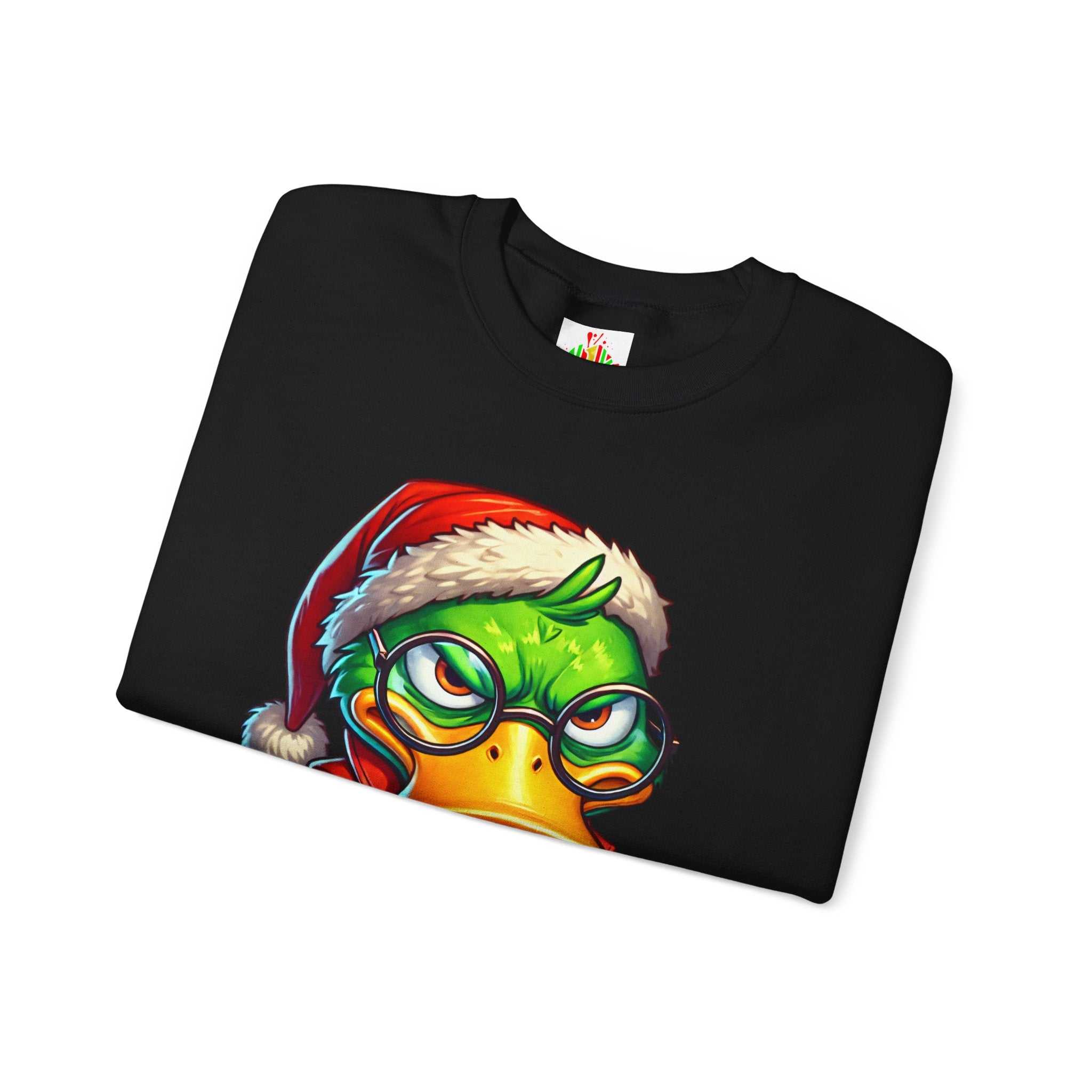 Duck off Christmas Funny Holiday Unisex Heavy Blend CrewneckSweatshirtUnisex Heavy Blend™ Crewneck Sweatshirt