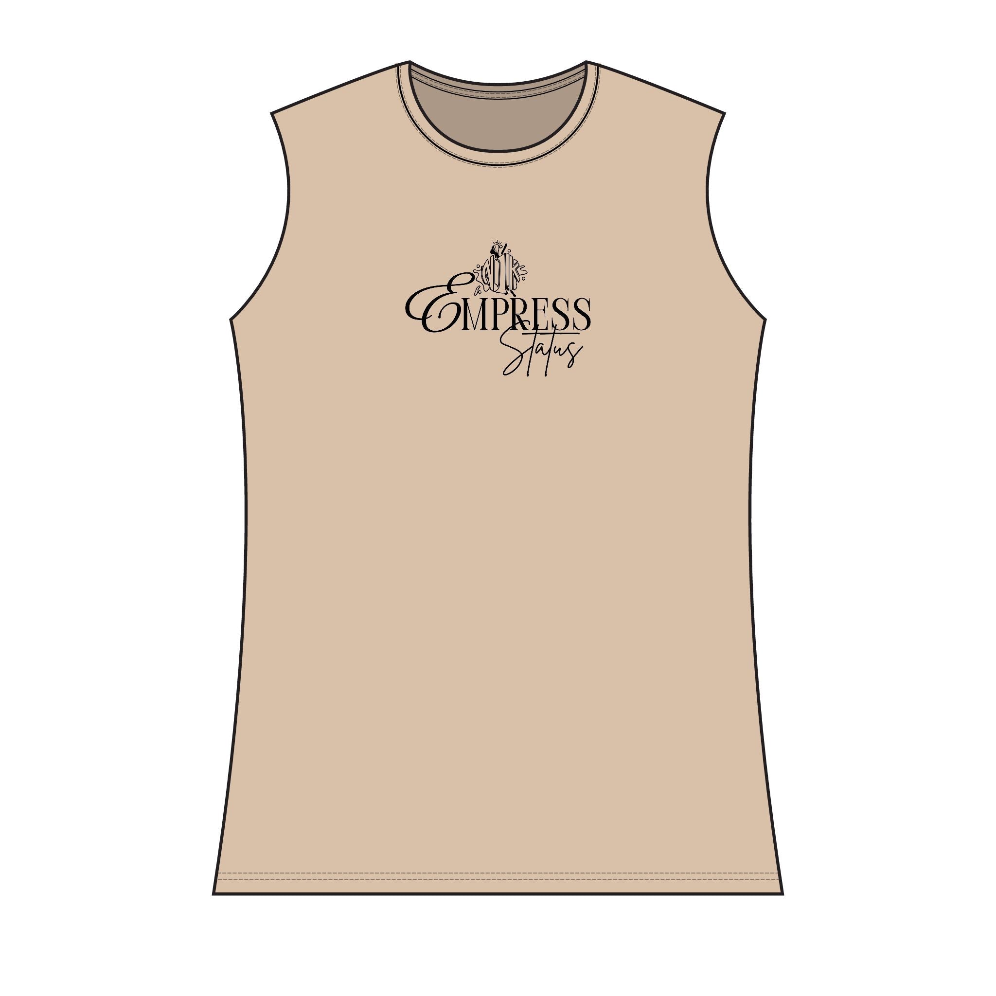 Empress Party Women’s Tank Top – Elegant Script Empress Logo