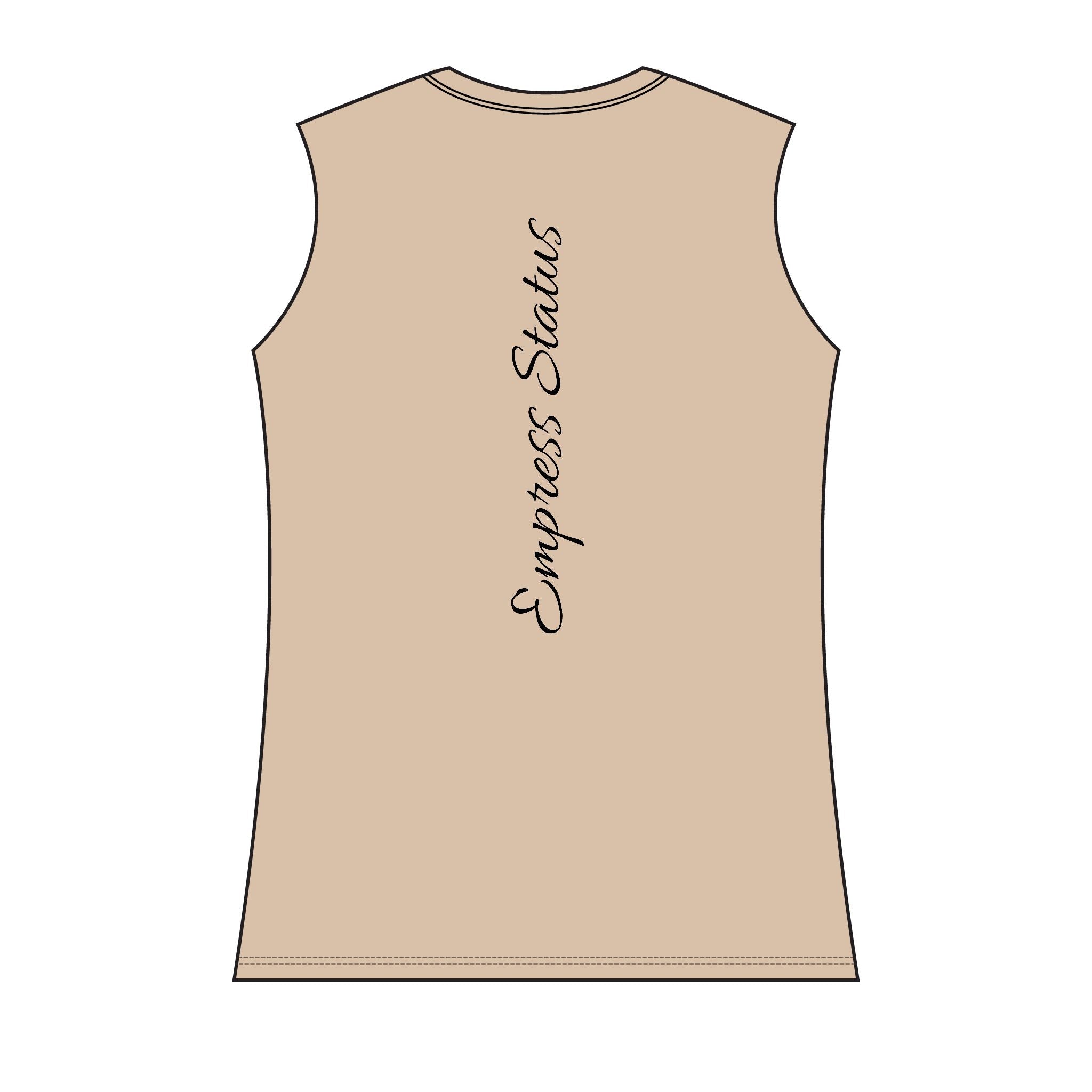 Empress Party Women’s Tank Top – Elegant Script Empress Logo