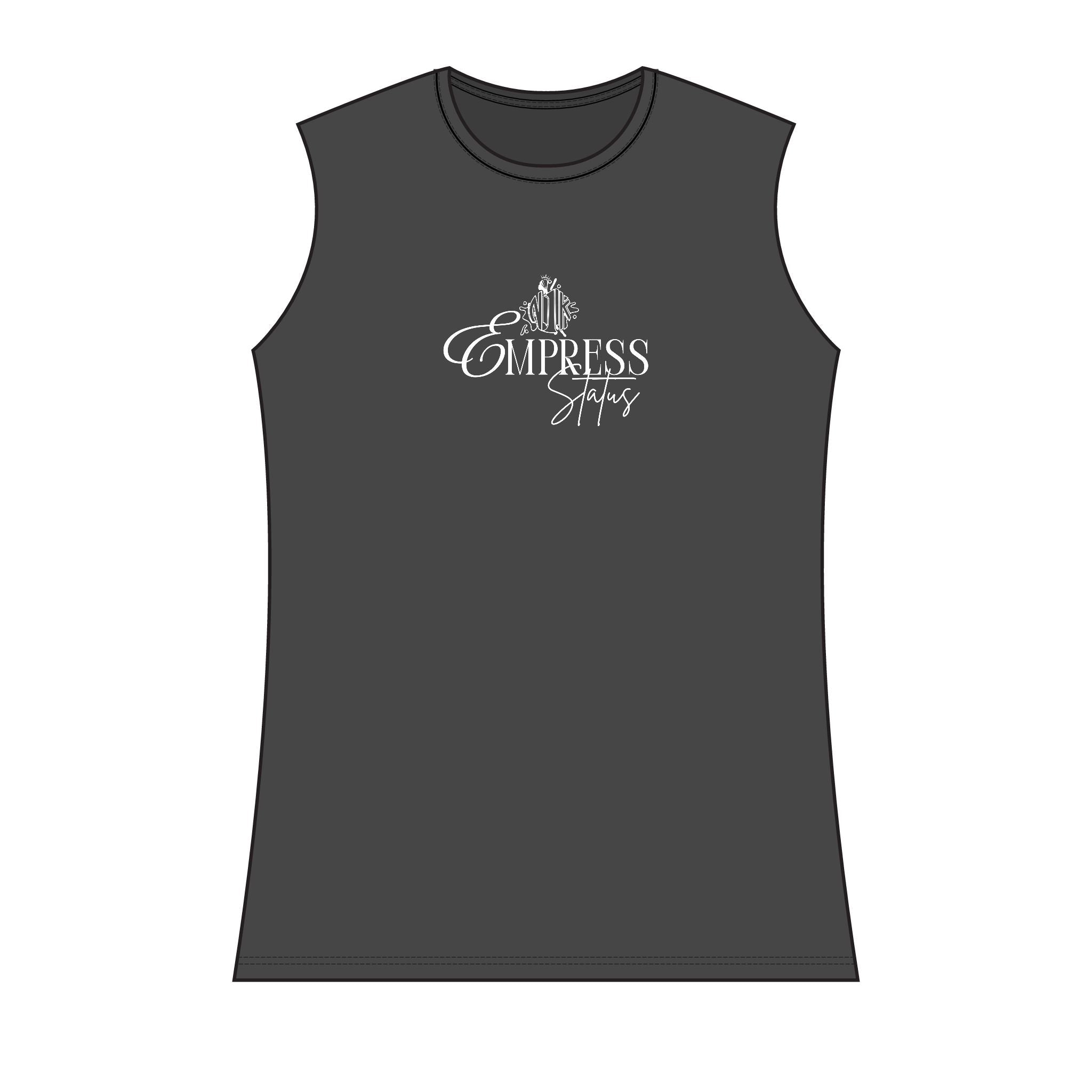Empress Party Women’s Tank Top – Elegant Script Empress Logo