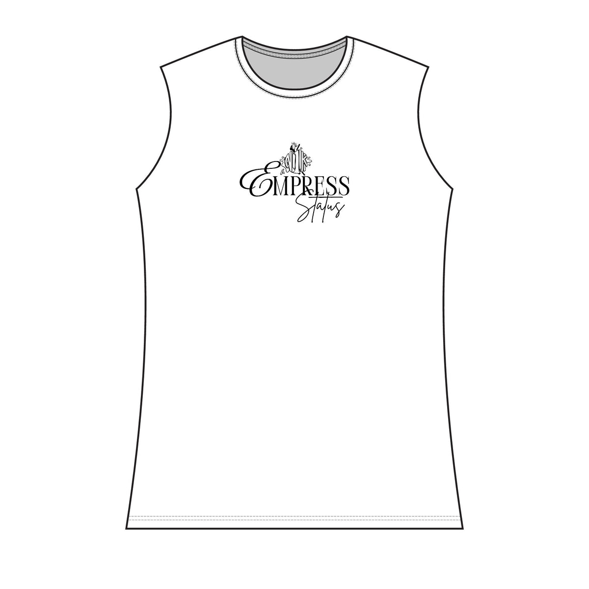 Canotta da donna Empress Party – Logo Empress con carattere elegante