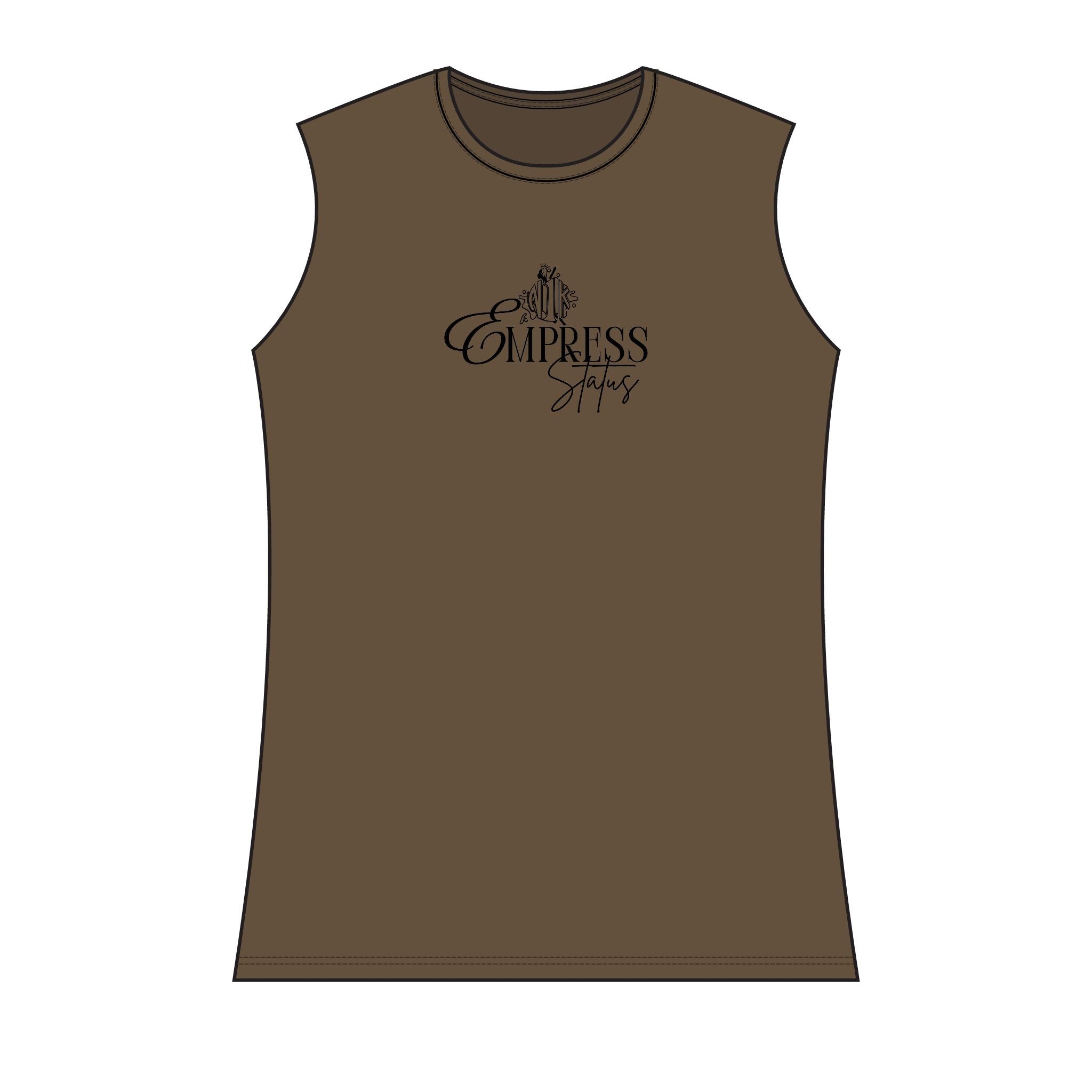 Empress Party Women’s Tank Top – Elegant Script Empress Logo