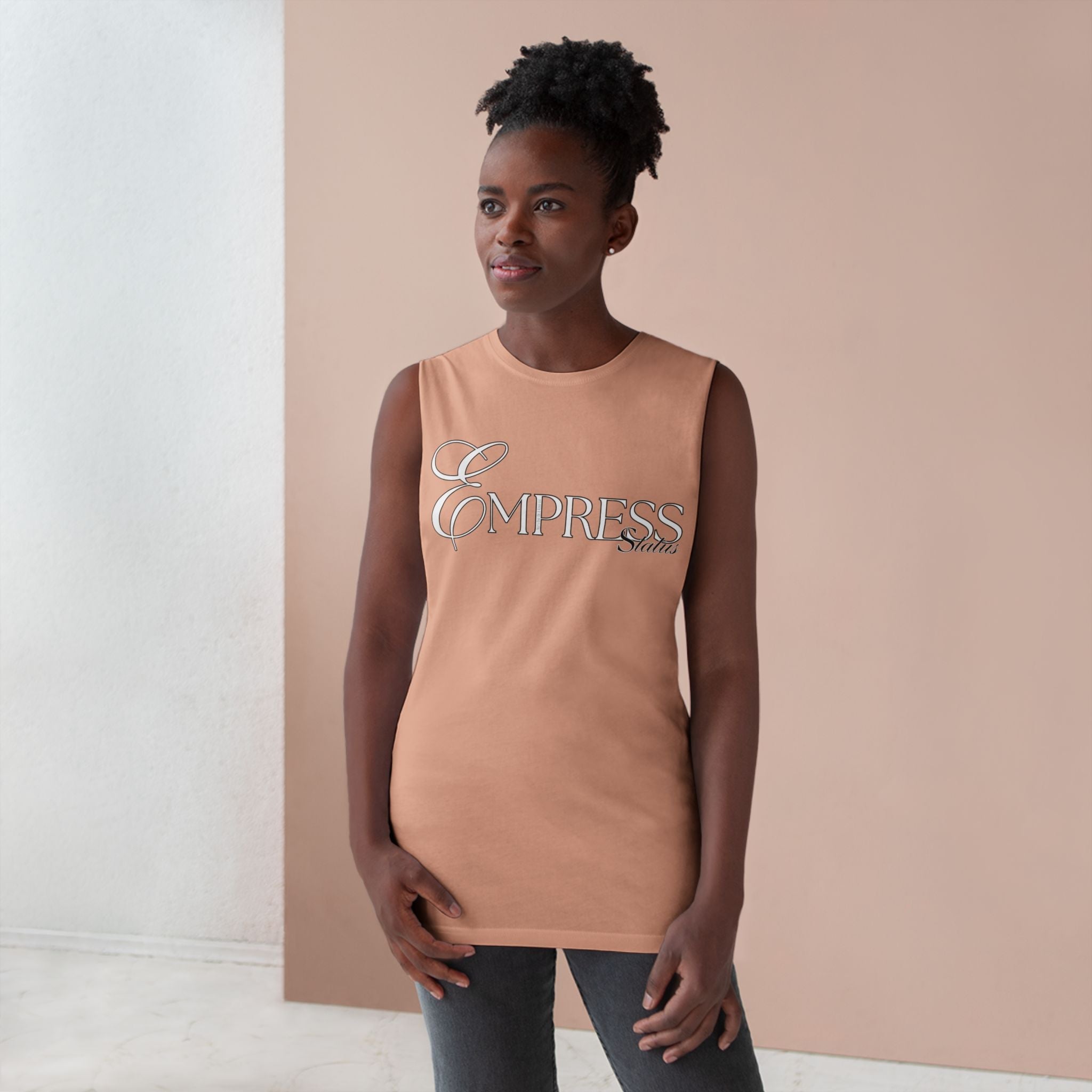 Empress Status Tank Top - Empowering Unisex Sleeveless Shirt for ConfiTank TopEmpress Status Tank Top