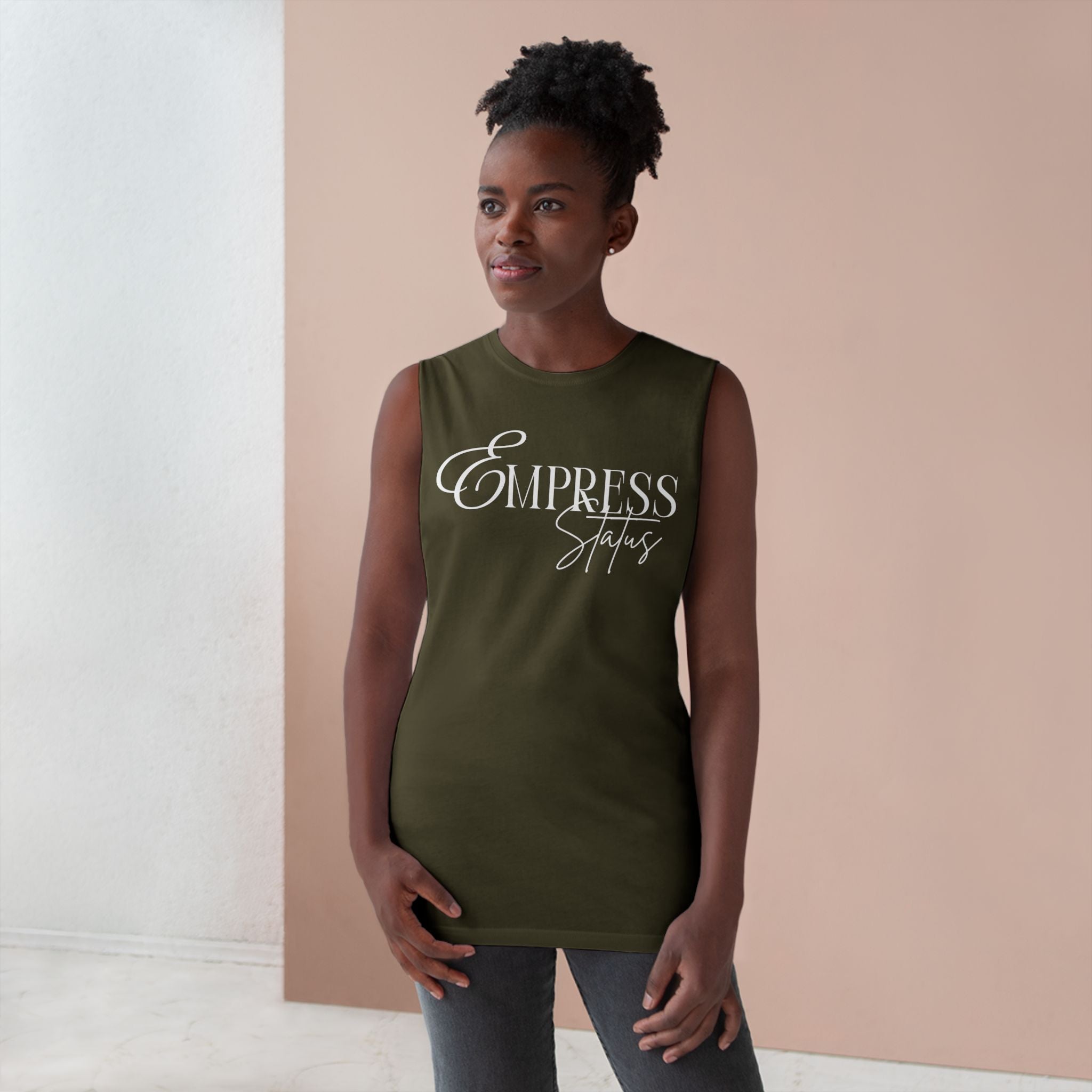 Empress Status Tank Top - Empowering Unisex Sleeveless Shirt for Confidence, Motivation, Daily Wear, Gifts, Summer Style