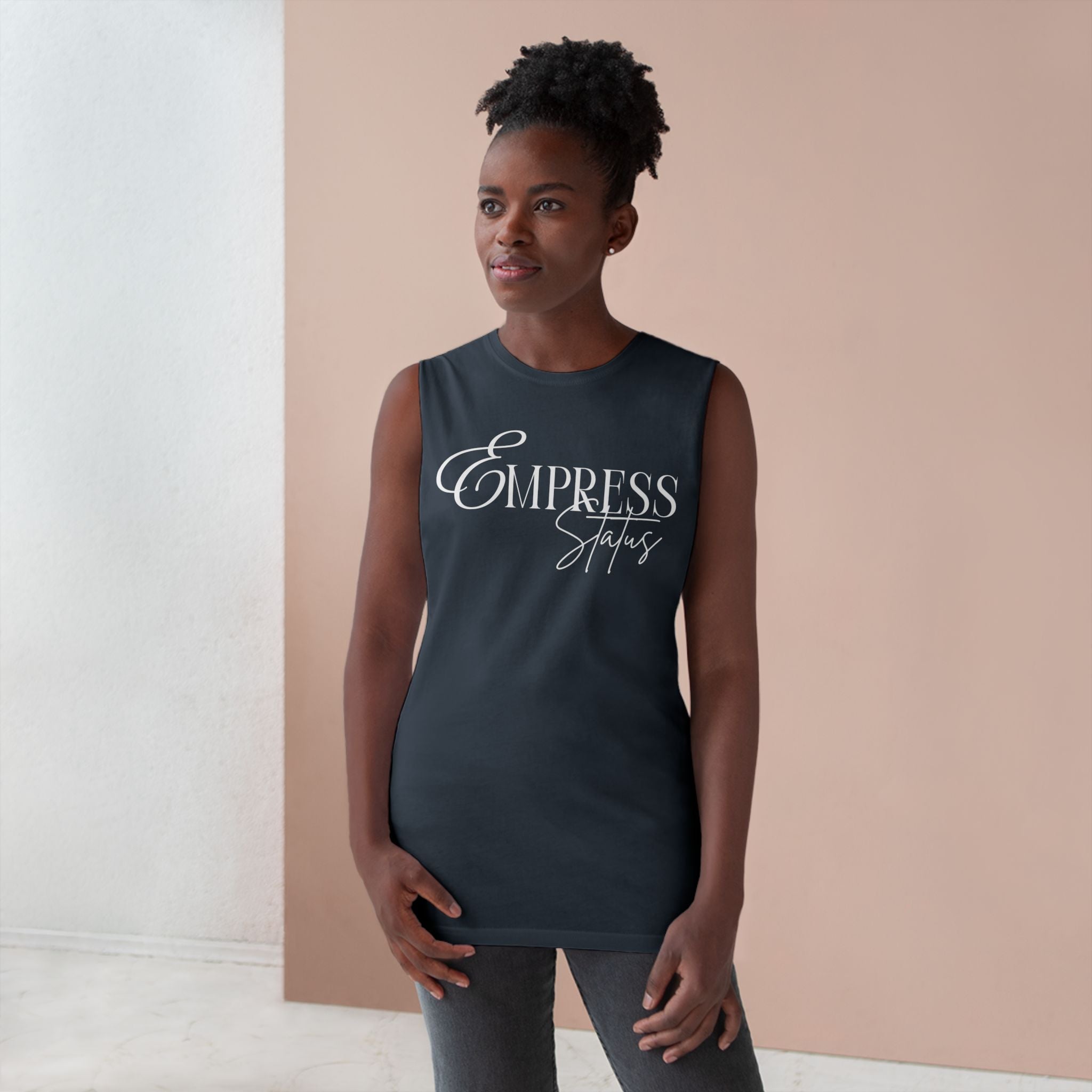 Empress Status Tank Top - Empowering Unisex Sleeveless Shirt for Confidence, Motivation, Daily Wear, Gifts, Summer Style