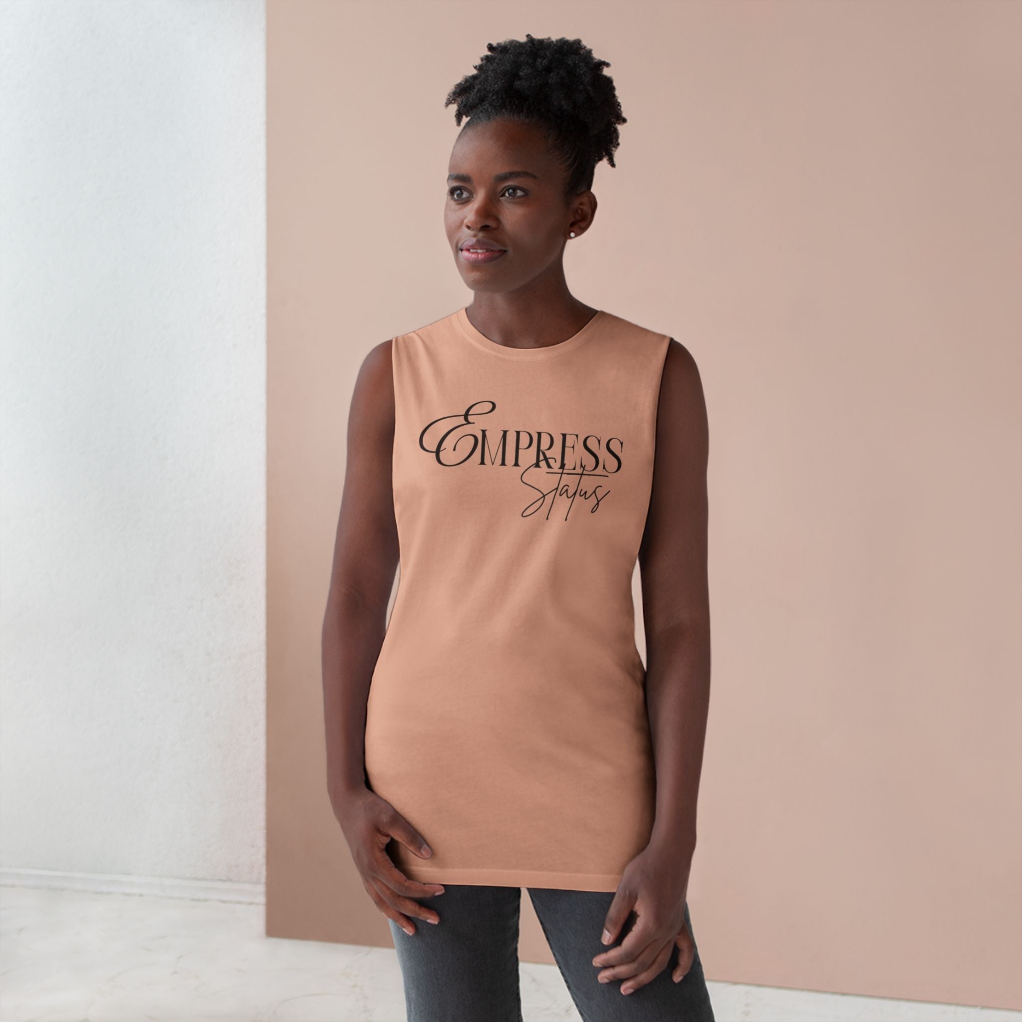 Empress Status Tank Top - Empowering Unisex Sleeveless Shirt for Confidence, Motivation, Daily Wear, Gifts, Summer Style