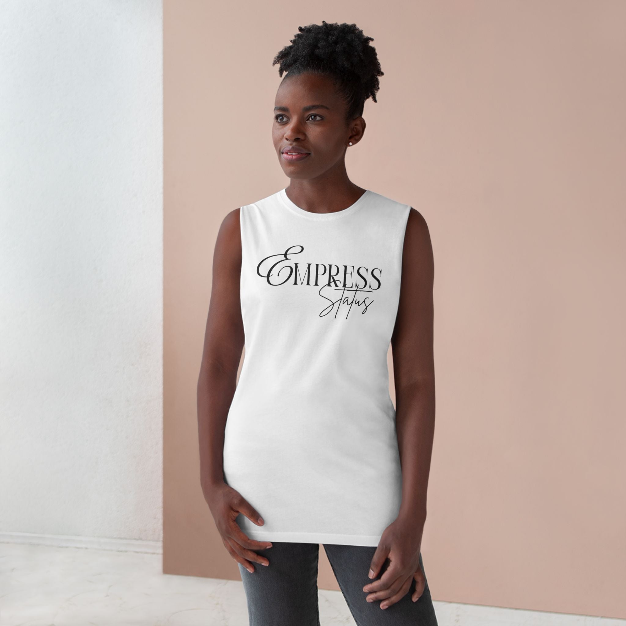 Empress Status Tank Top - Empowering Unisex Sleeveless Shirt for Confidence, Motivation, Daily Wear, Gifts, Summer Style