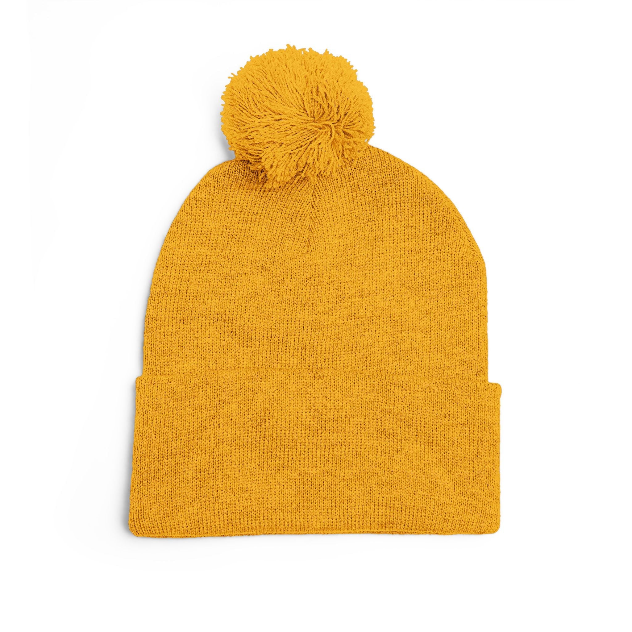 Empress Status Trailblazer Confidence Pom-Pom Knit Cap – Embroidered Beanie Winter Hat