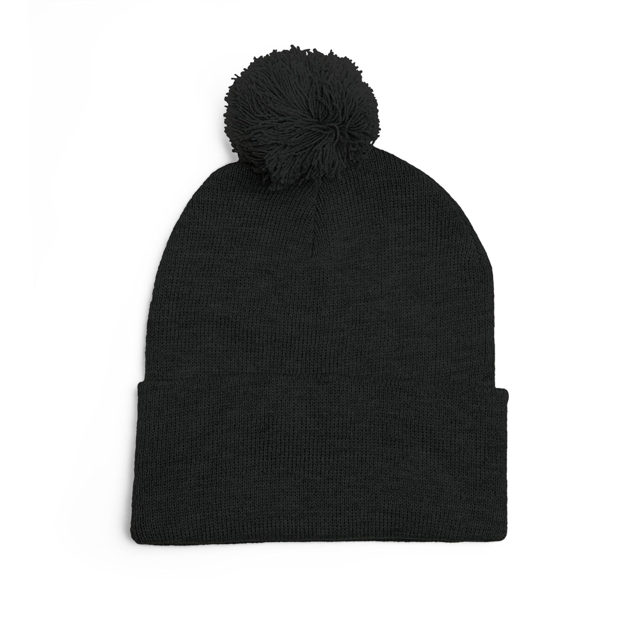 Empress Status Trailblazer Confidence Pom-Pom Knit Cap – Embroidered Beanie Winter Hat