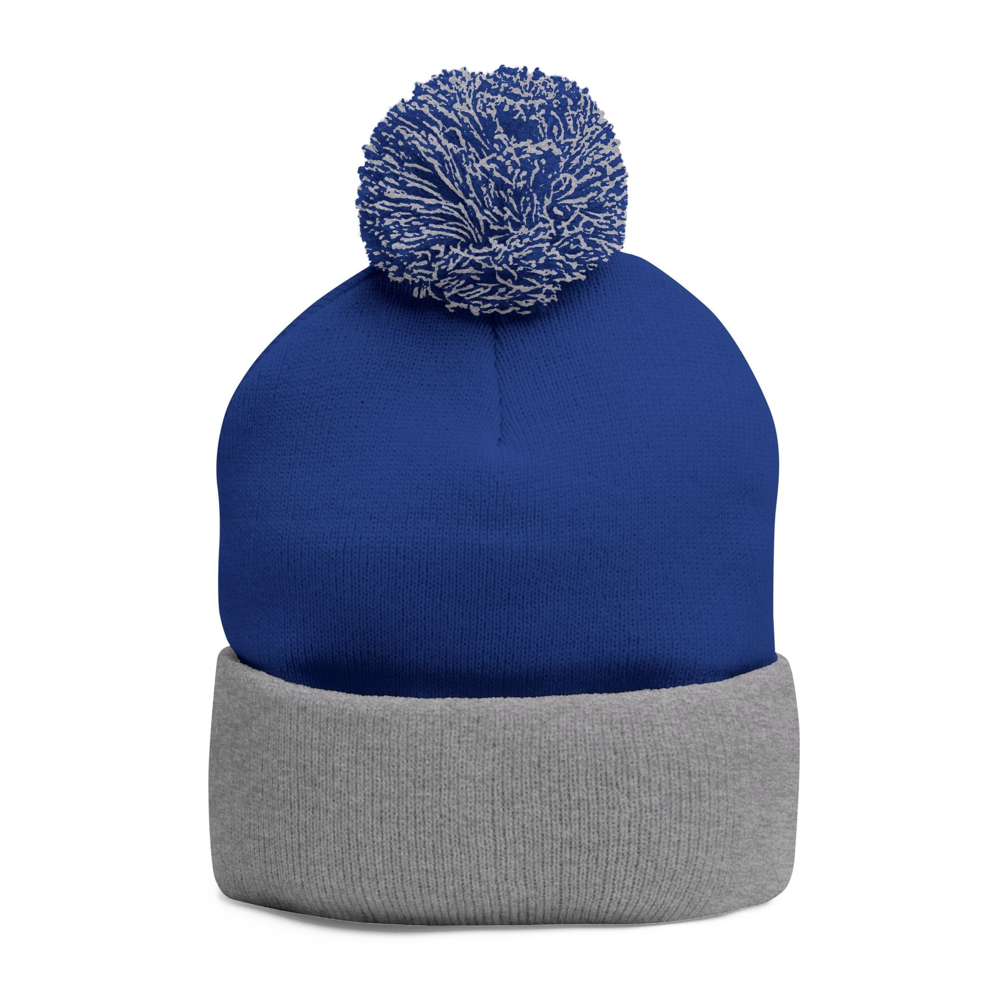 Empress Status Trailblazer Confidence Pom-Pom Knit Cap – Embroidered Beanie Winter Hat