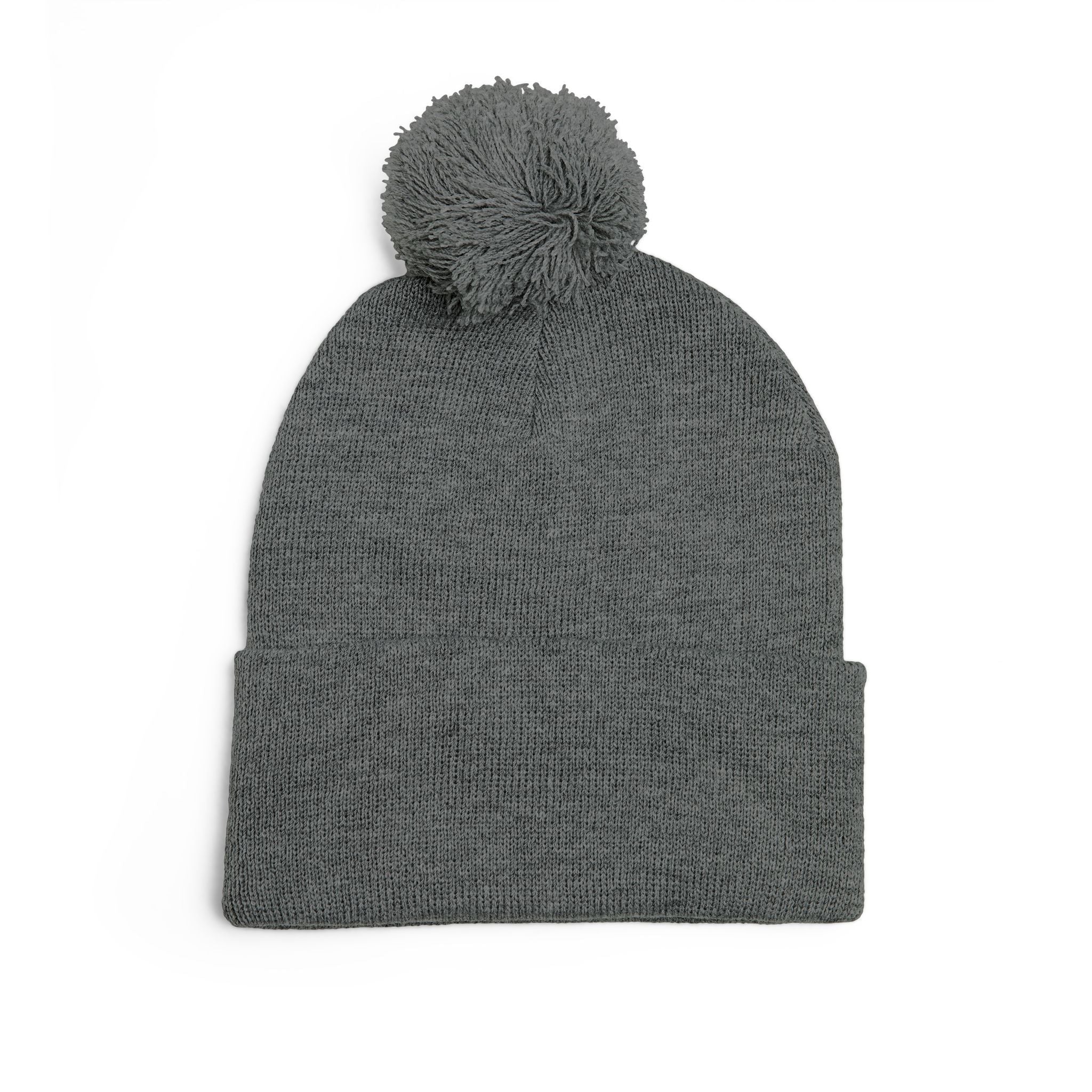 Empress Status Trailblazer Confidence Pom-Pom Knit Cap – Embroidered Beanie Winter Hat