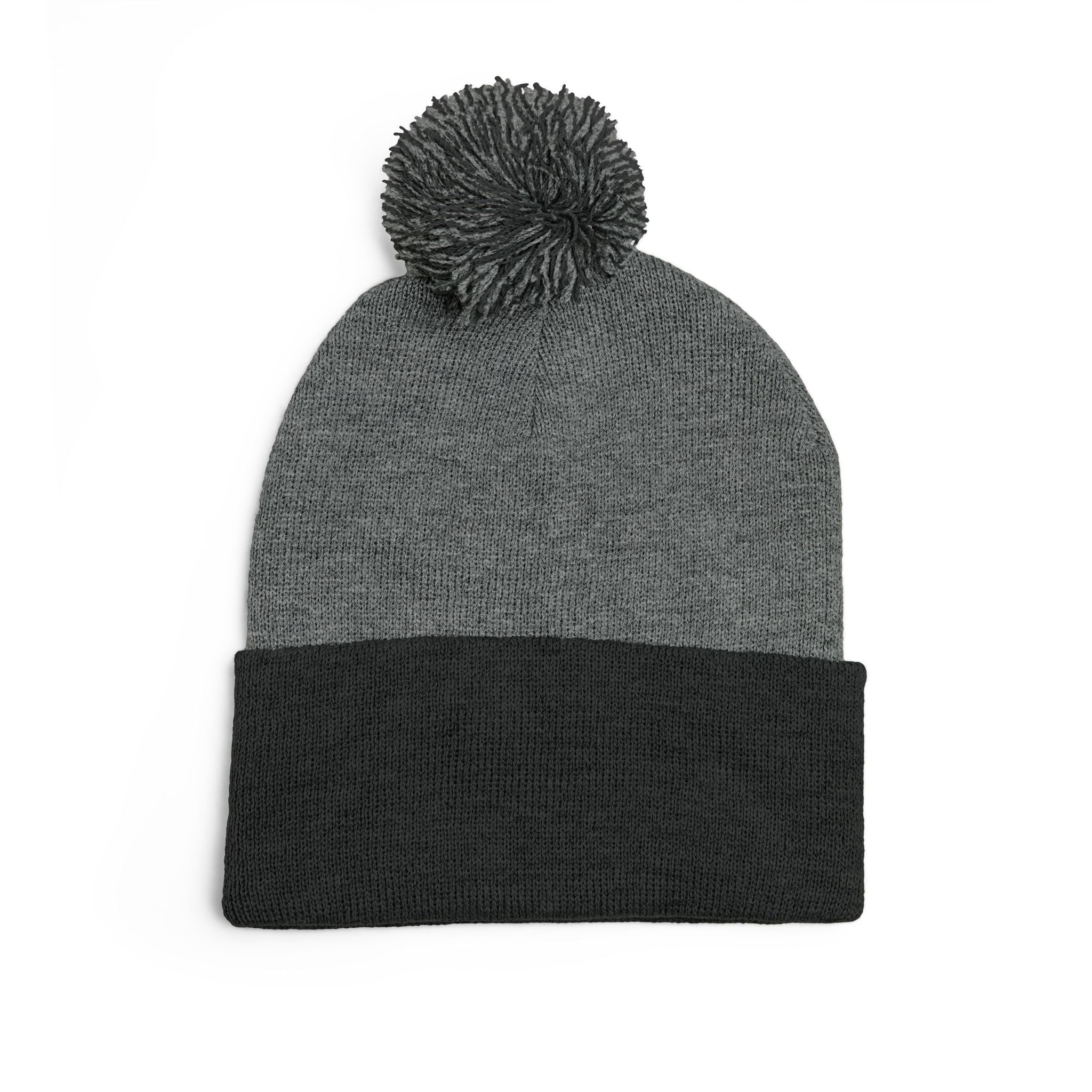 Empress Status Trailblazer Confidence Pom-Pom Knit Cap – Embroidered Beanie Winter Hat