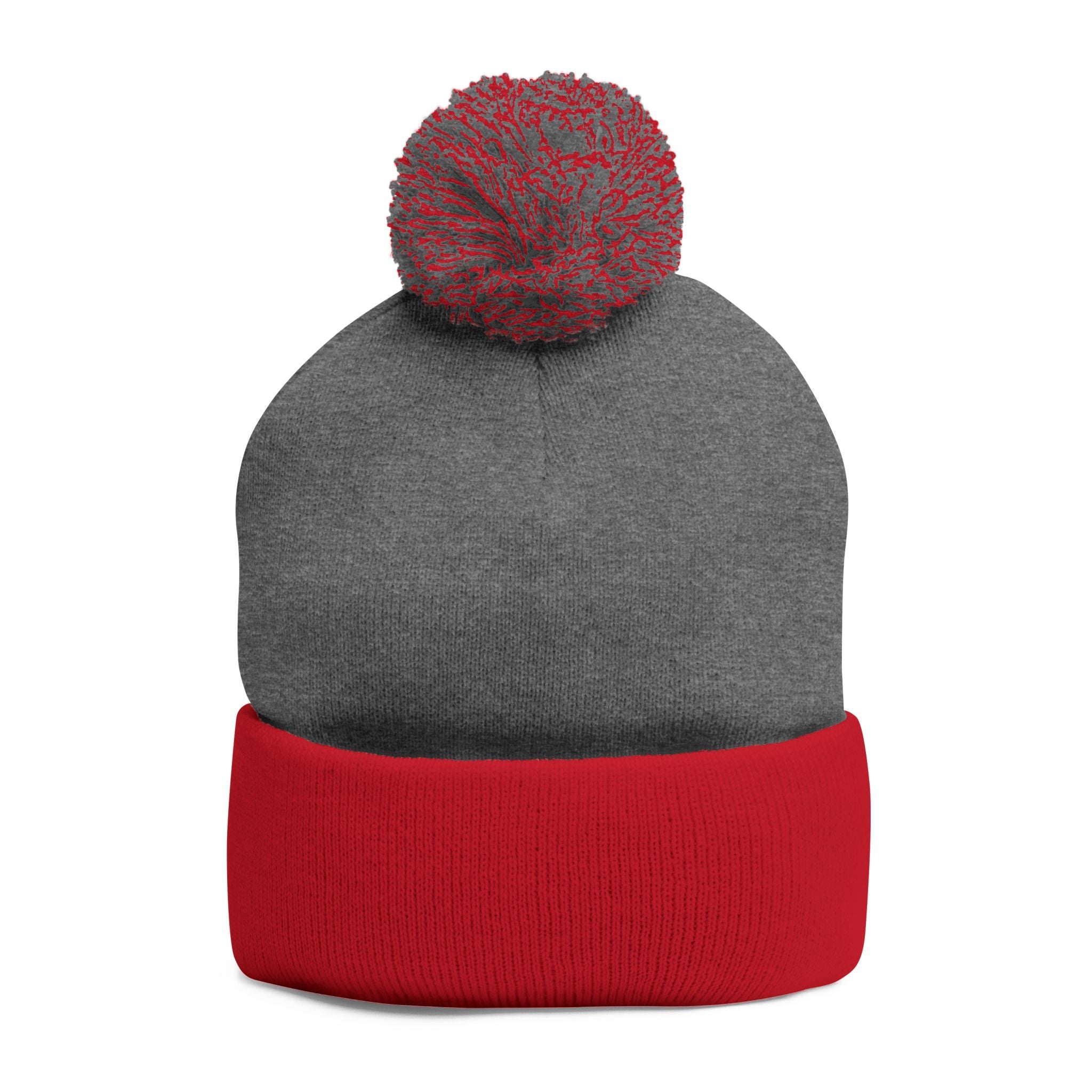 Empress Status Trailblazer Confidence Pom-Pom Knit Cap – Embroidered Beanie Winter Hat