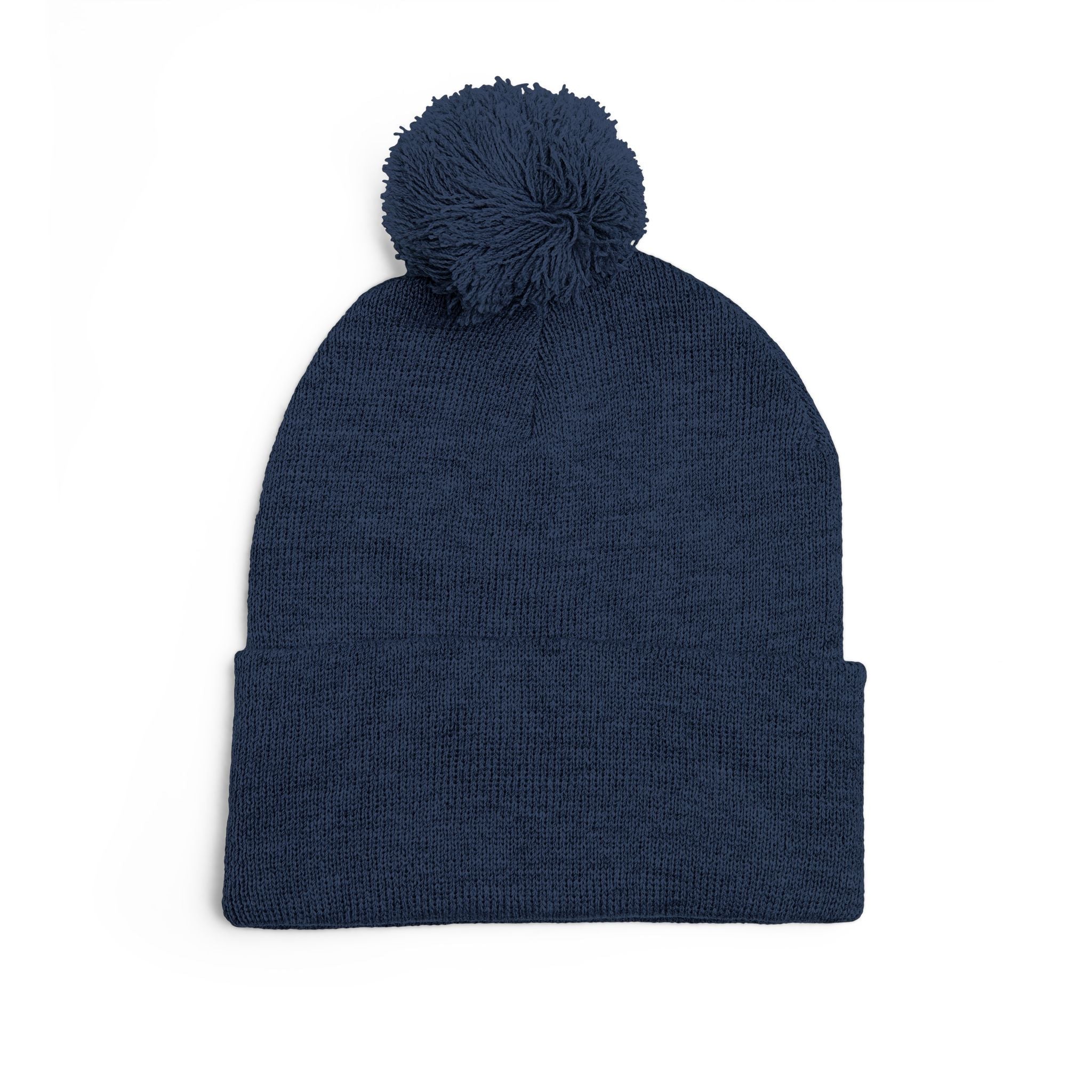 Empress Status Trailblazer Confidence Pom-Pom Knit Cap – Embroidered Beanie Winter Hat