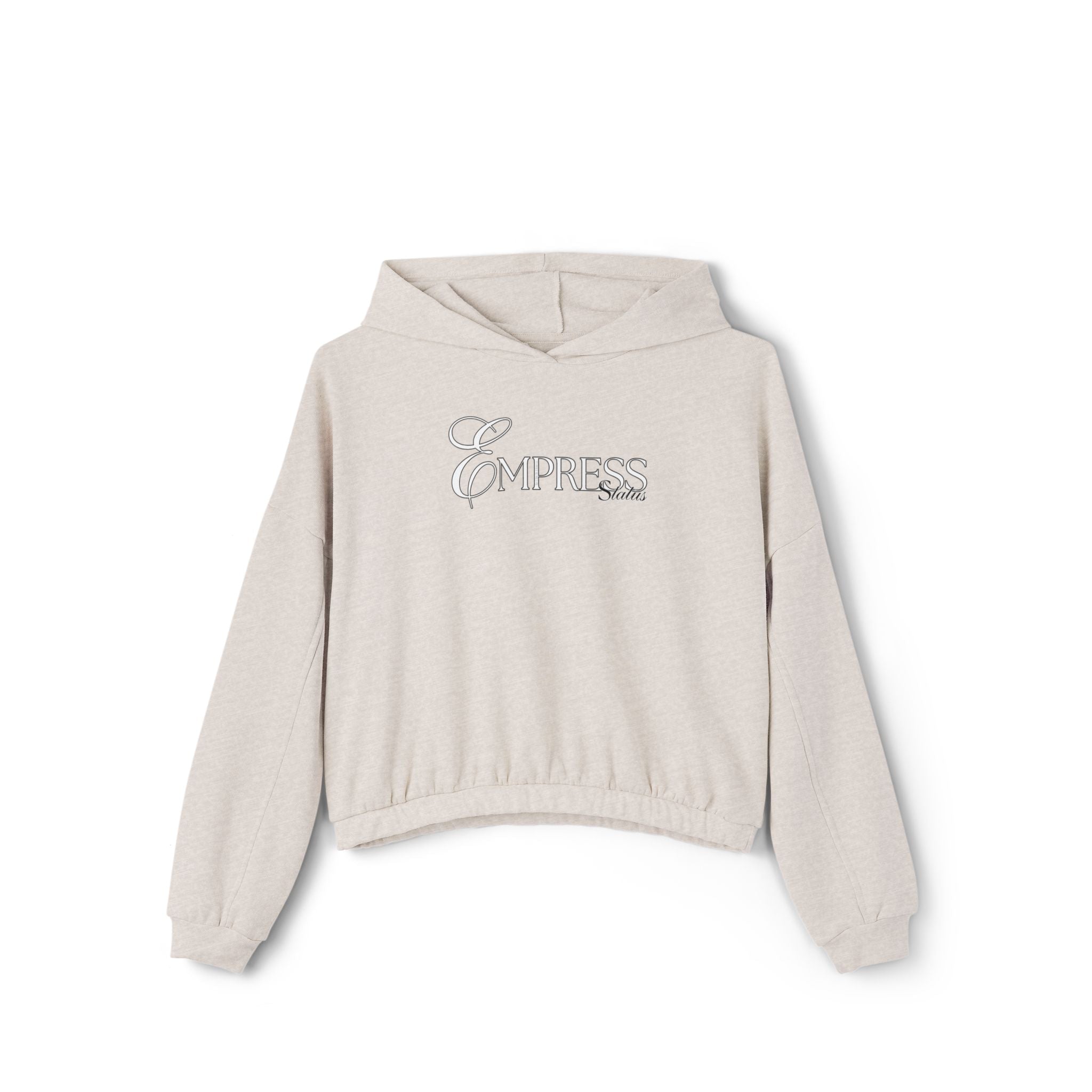 Empress Women's Cinched Bottom Hoodie, Chic Pullover, Stylish ActiveweHoodieEmpress Women's Cinched Bottom Hoodie