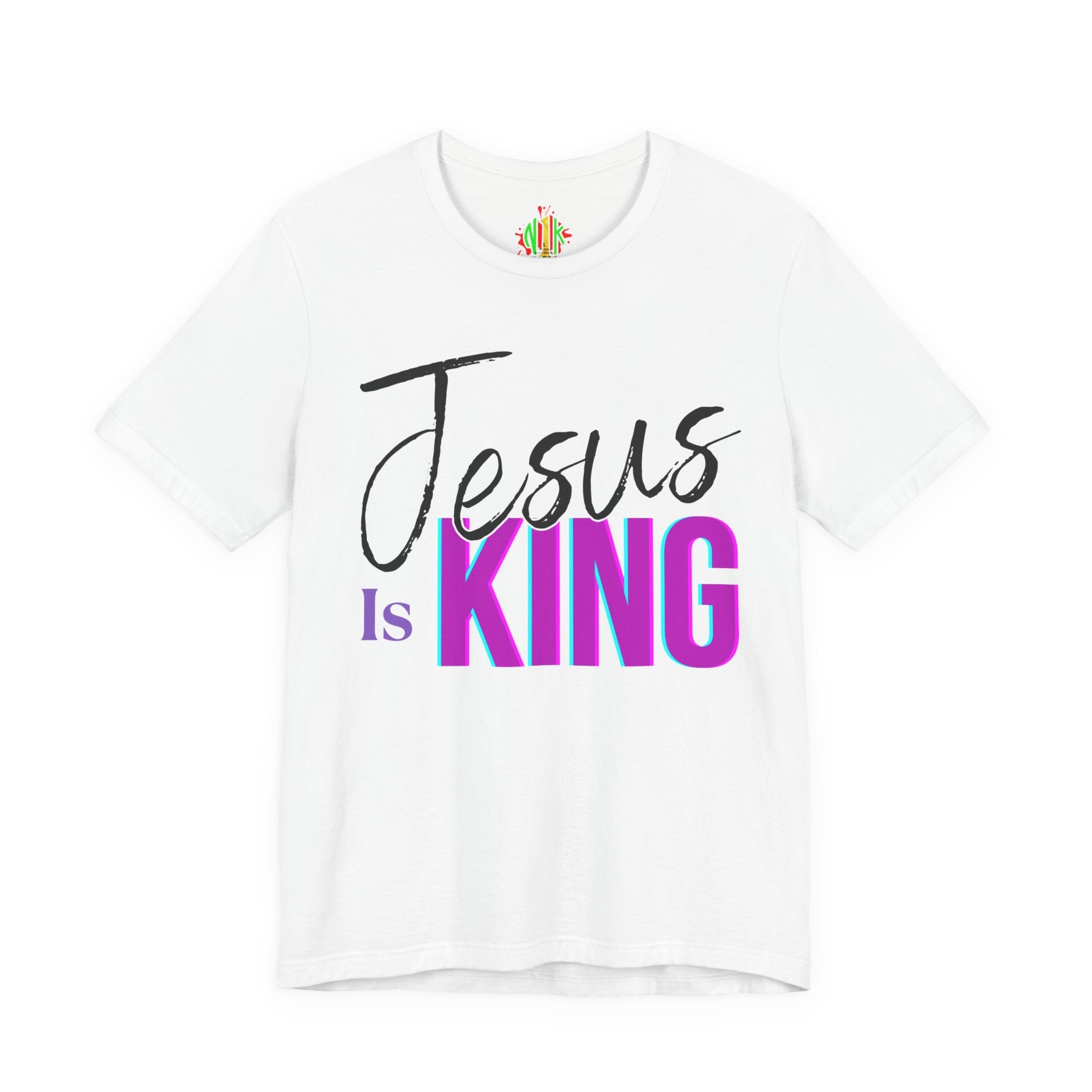Faith-Inspired Unisex Tee | Jesus Is King Graphic T-Shirt, Christian AT-ShirtJesus Is King