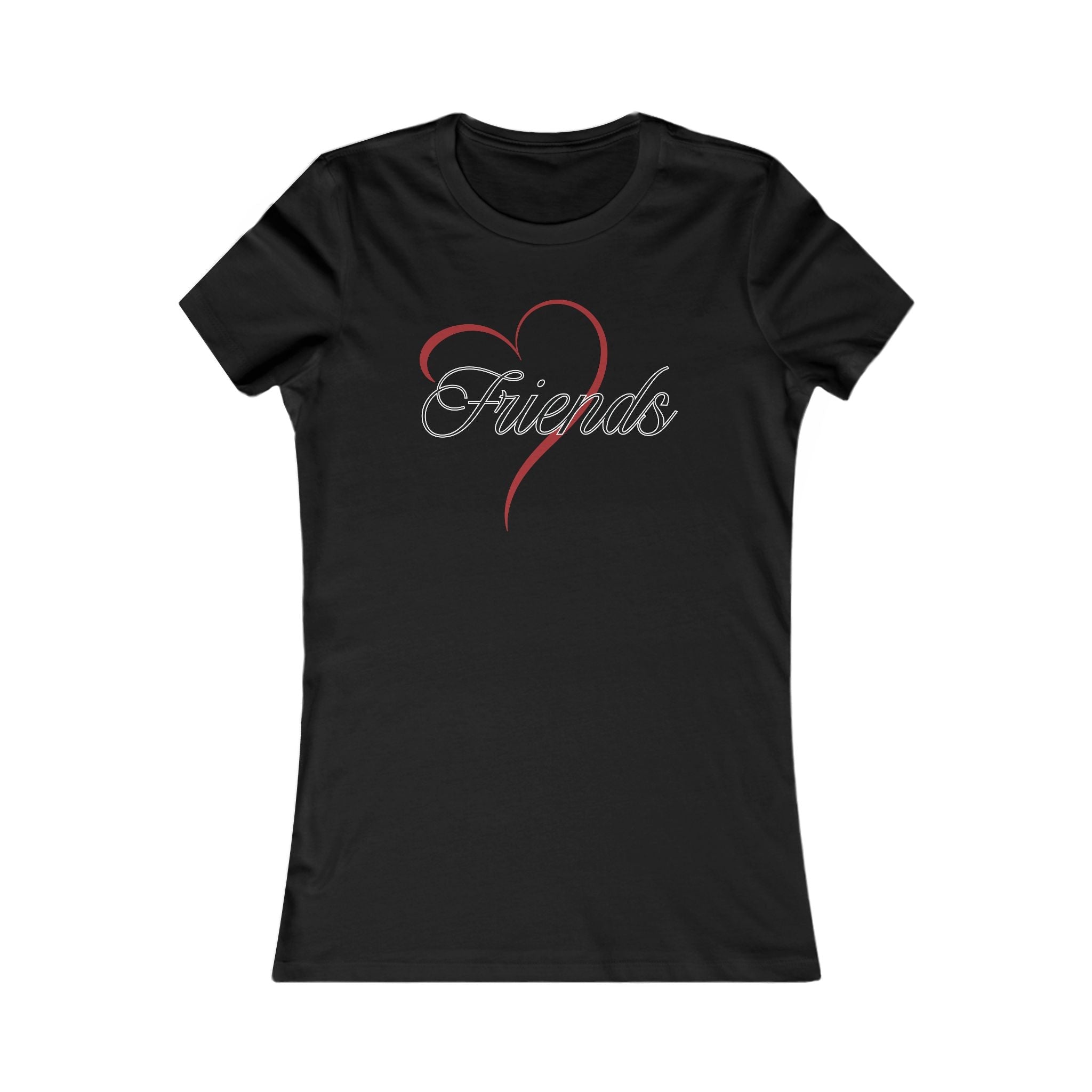 Friends Heart Women's Tee - Cute Gift for Holidays, Birthday, FriendshT-ShirtFriends Heart Women's Tee