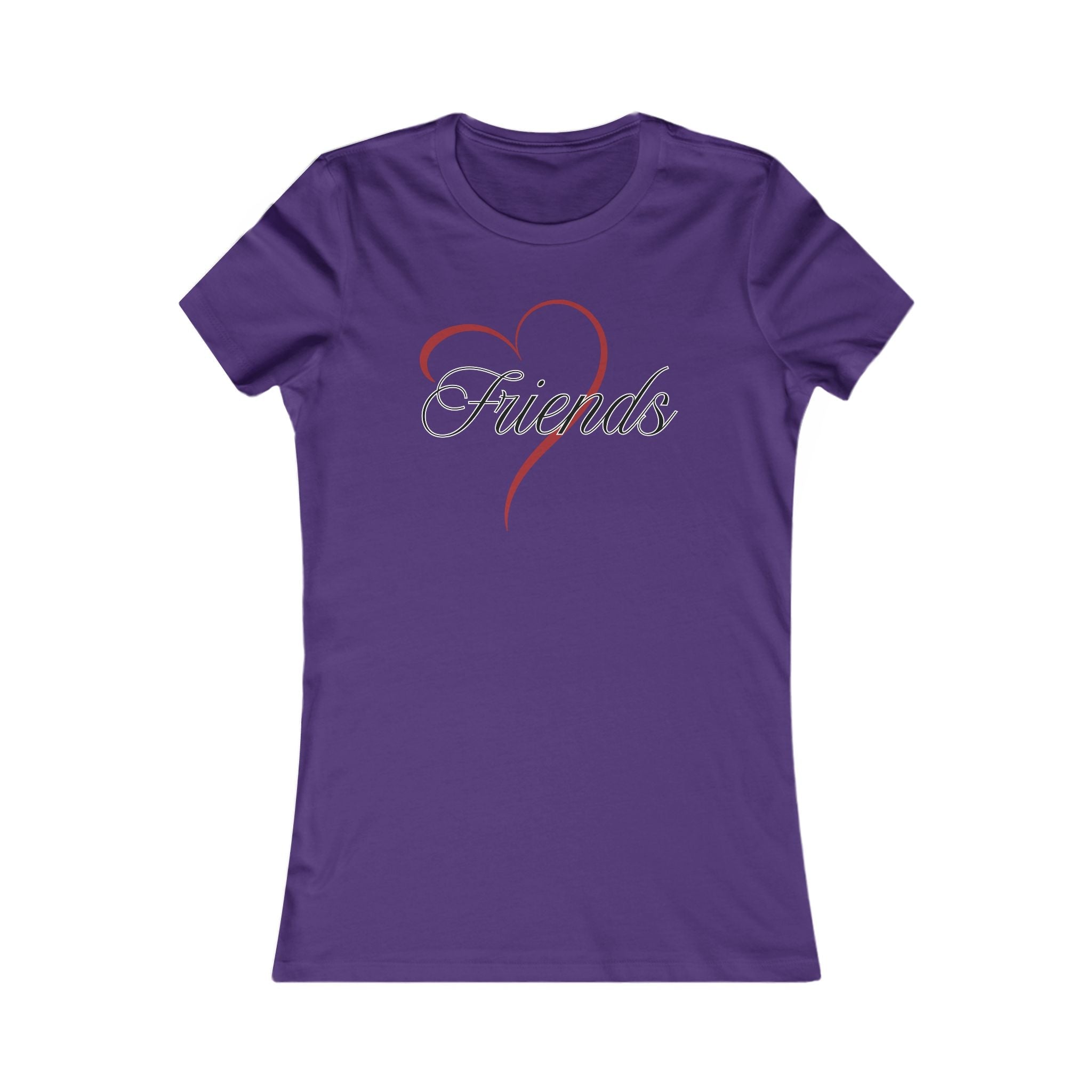 Friends Heart Women's Tee - Cute Gift for Holidays, Birthday, FriendshT-ShirtFriends Heart Women's Tee