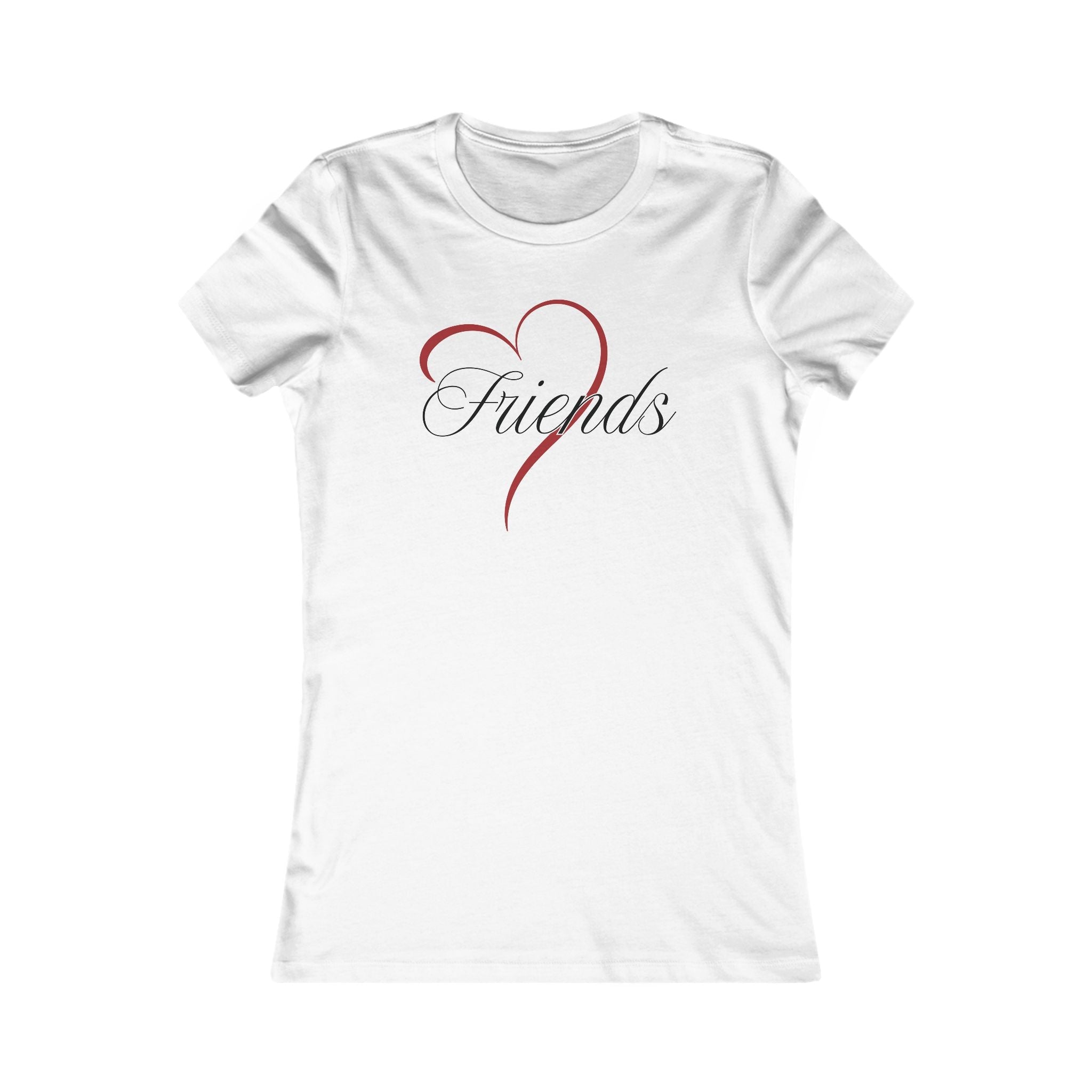 Friends Heart Women's Tee - Cute Gift for Holidays, Birthday, FriendshT-ShirtFriends Heart Women's Tee