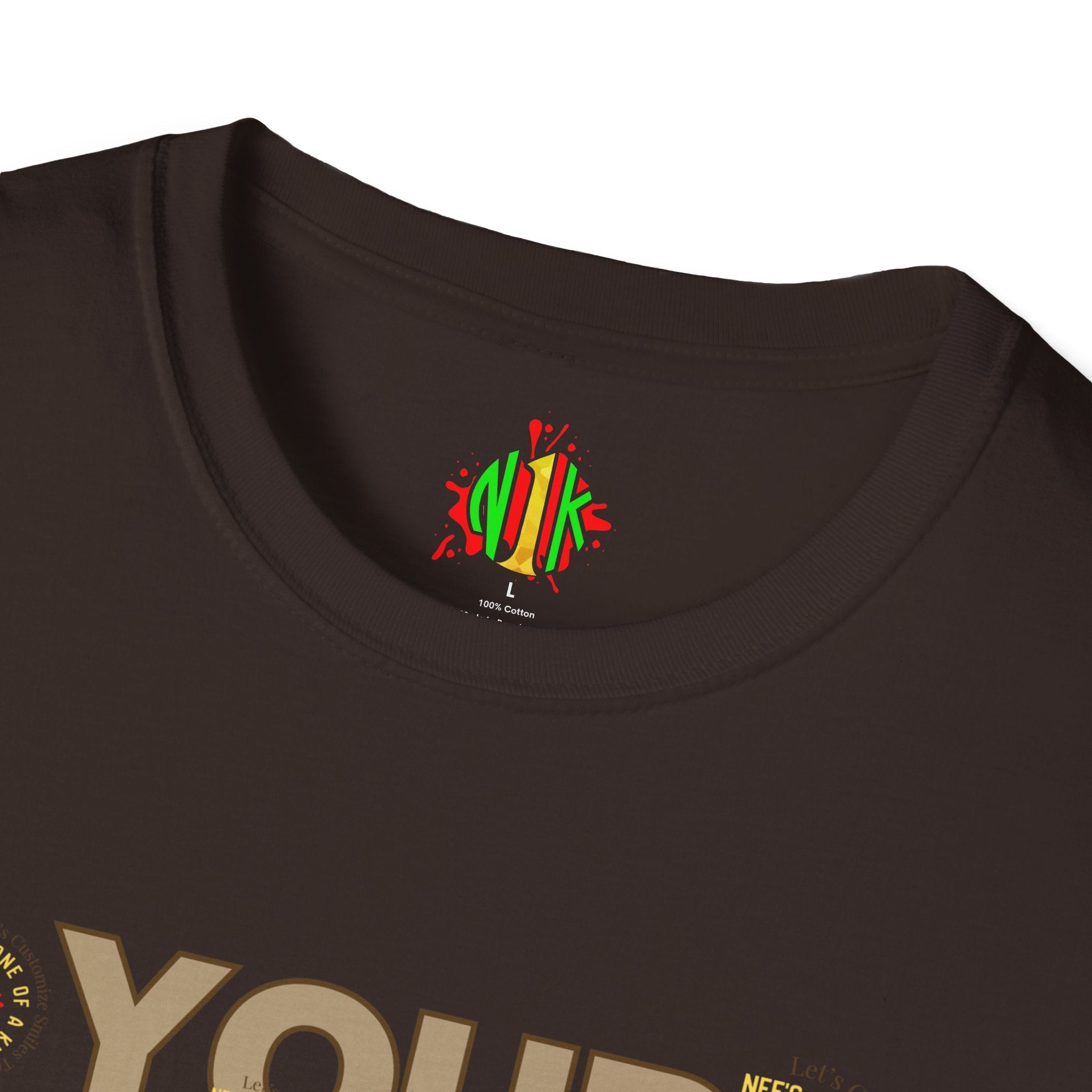 Front and Back Customizable Unisex T-Shirt — Add Your Photo Only