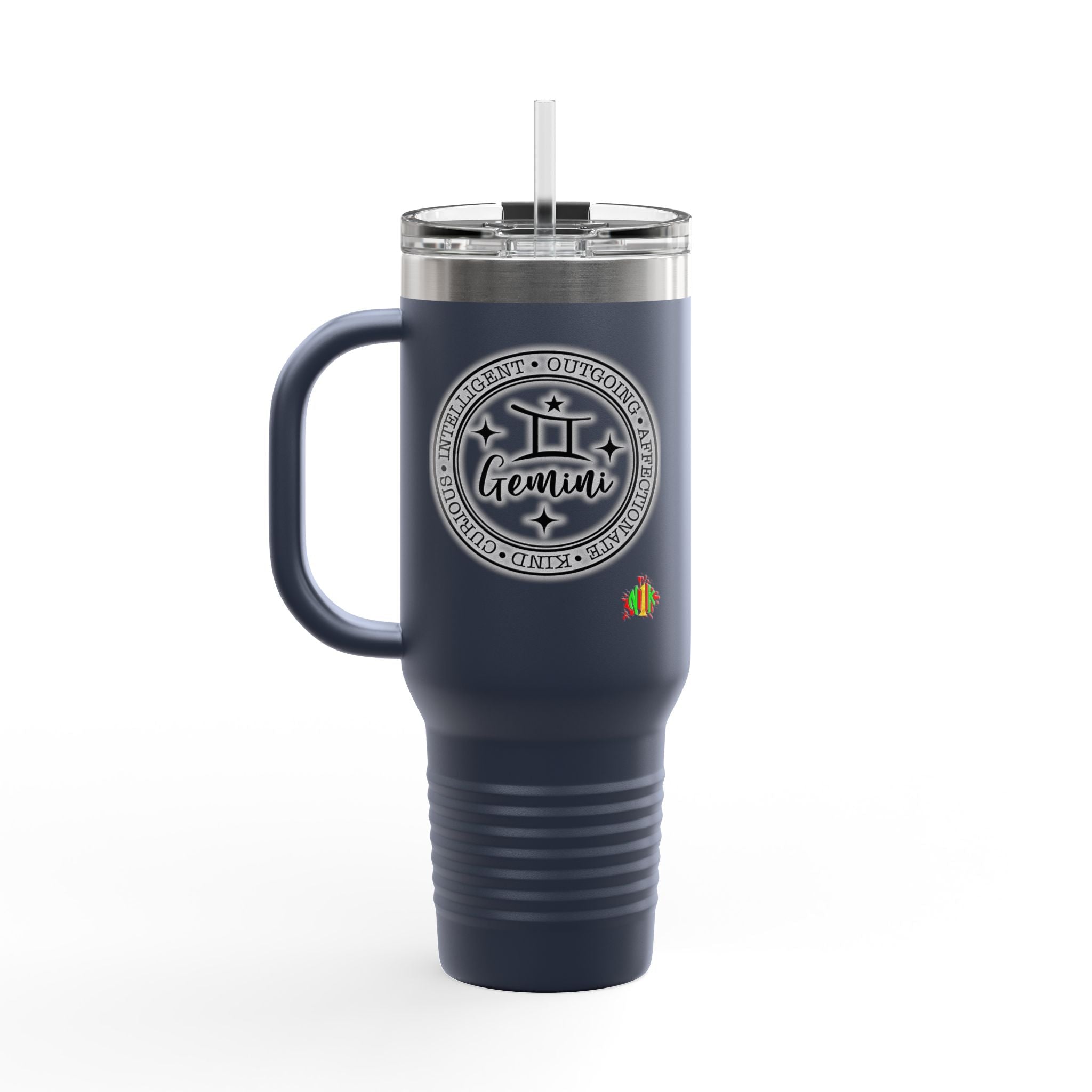 Gemini Insulated Travel Mug | Personalized 40oz Tumbler | Ideal Gift fMugGemini Insulated Travel Mug