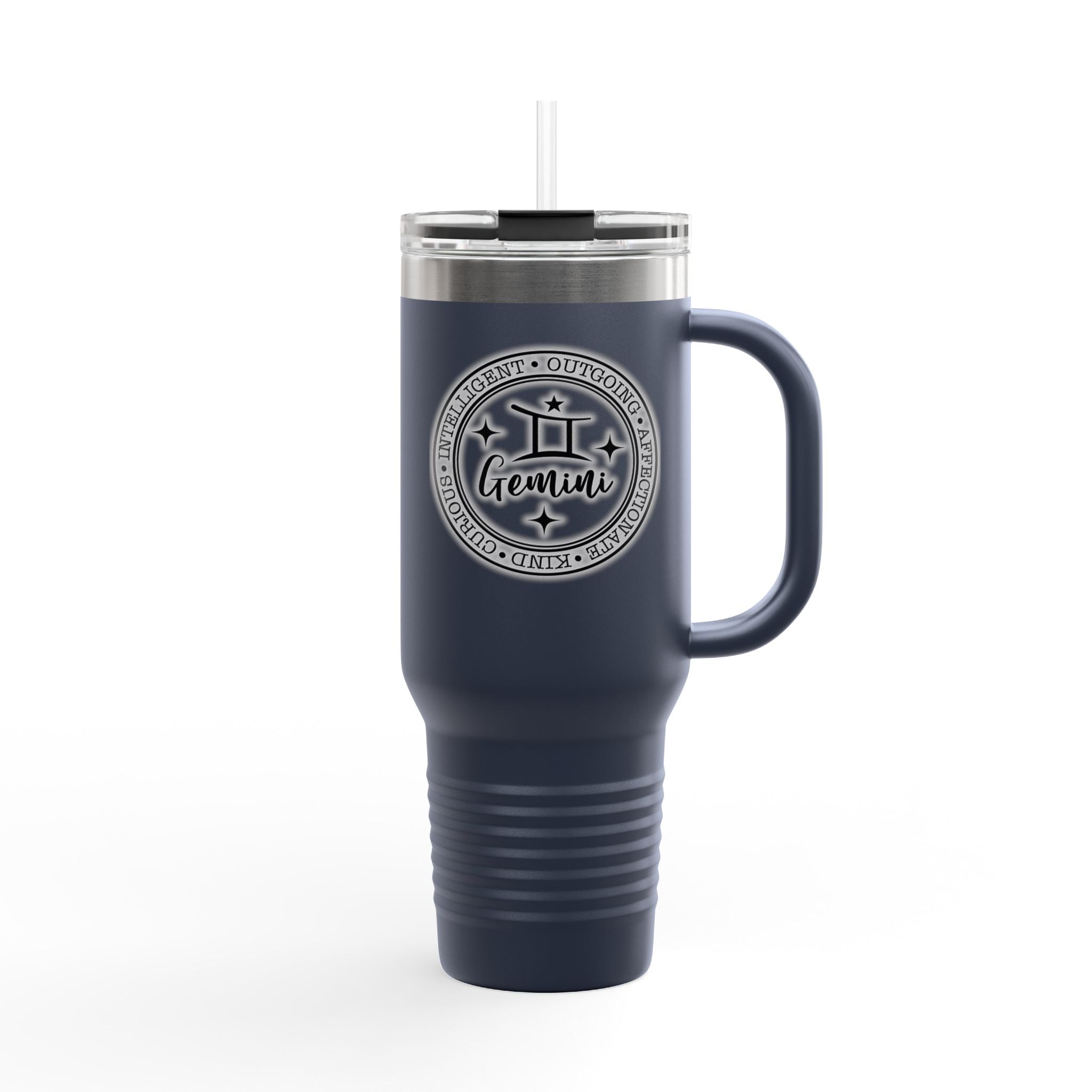 Gemini Insulated Travel Mug | Personalized 40oz Tumbler | Ideal Gift fMugGemini Insulated Travel Mug