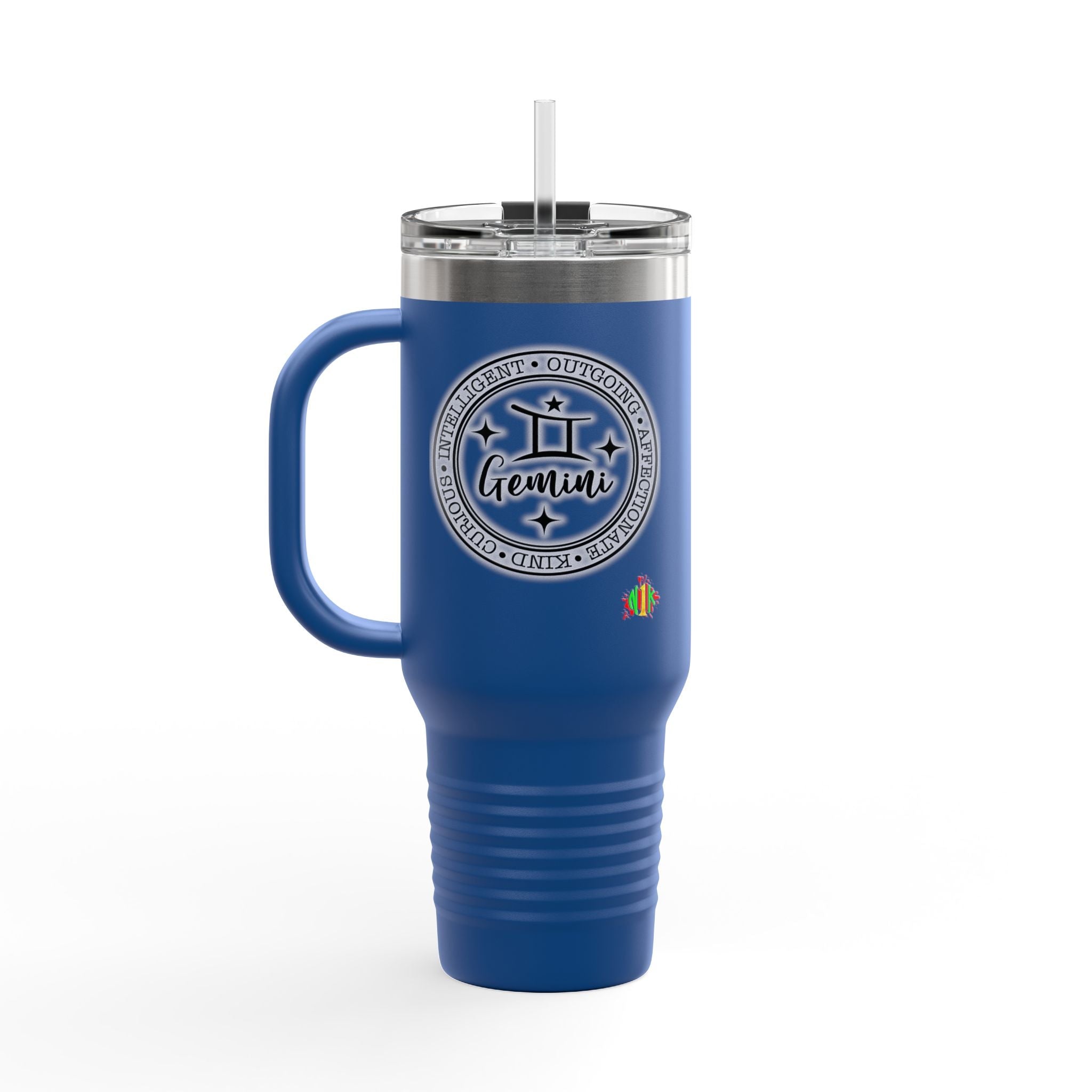 Gemini Insulated Travel Mug | Personalized 40oz Tumbler | Ideal Gift fMugGemini Insulated Travel Mug