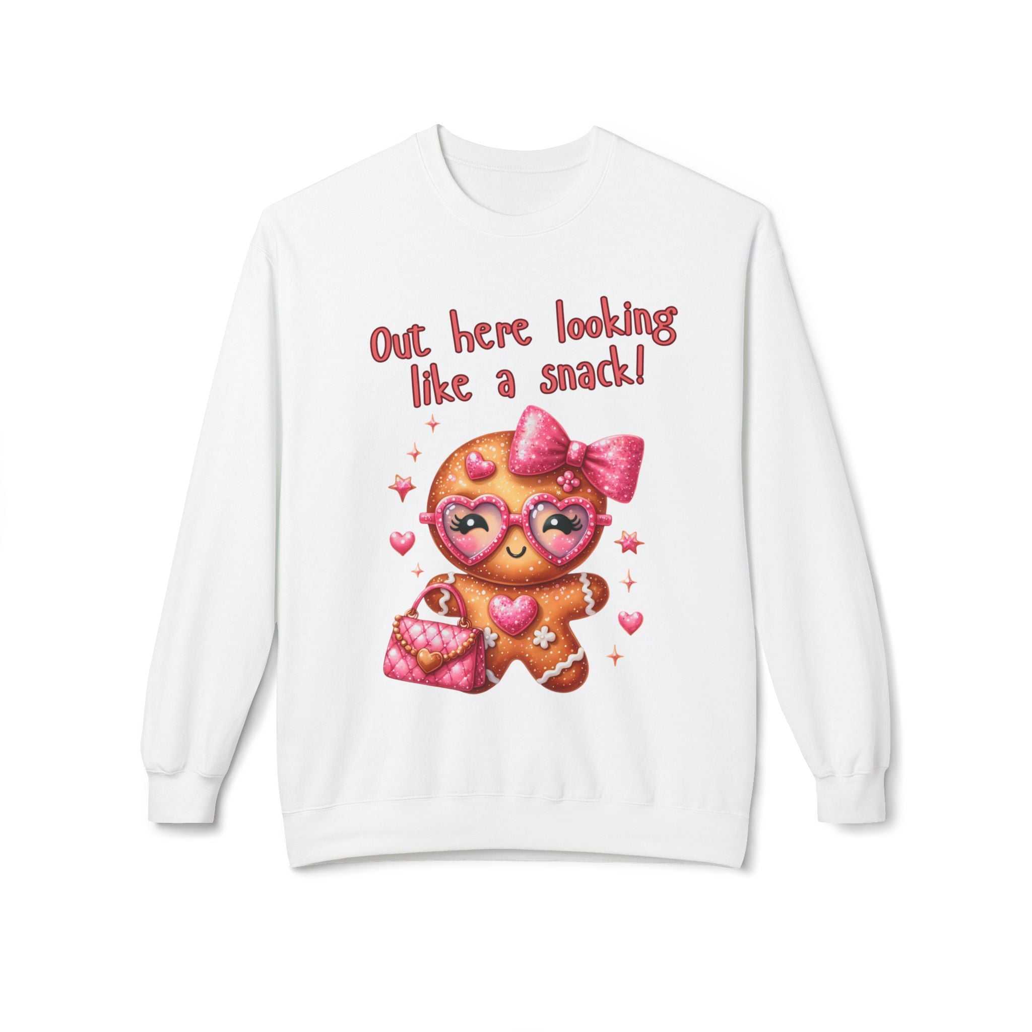 Gingerbread 'Out Here Looking Like a Snack' SweatshirtSweatshirtGingerbread sweatshirt