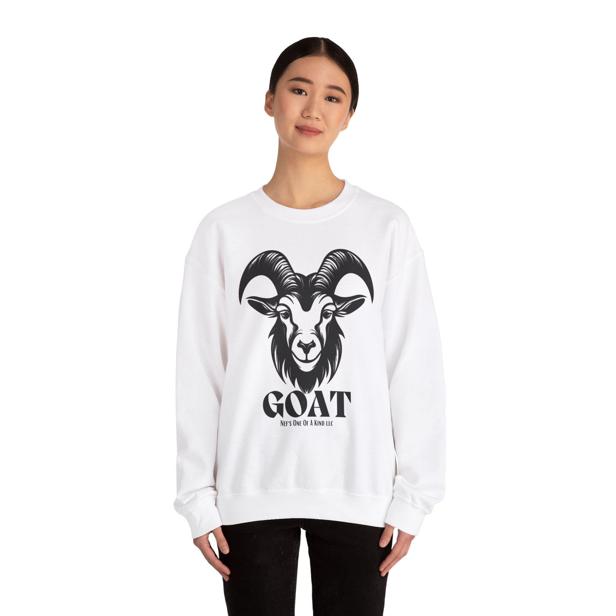 Goat Unisex Casual Crewneck SweatshirtSweatshirtGoat Unisex Casual Crewneck Sweatshirt