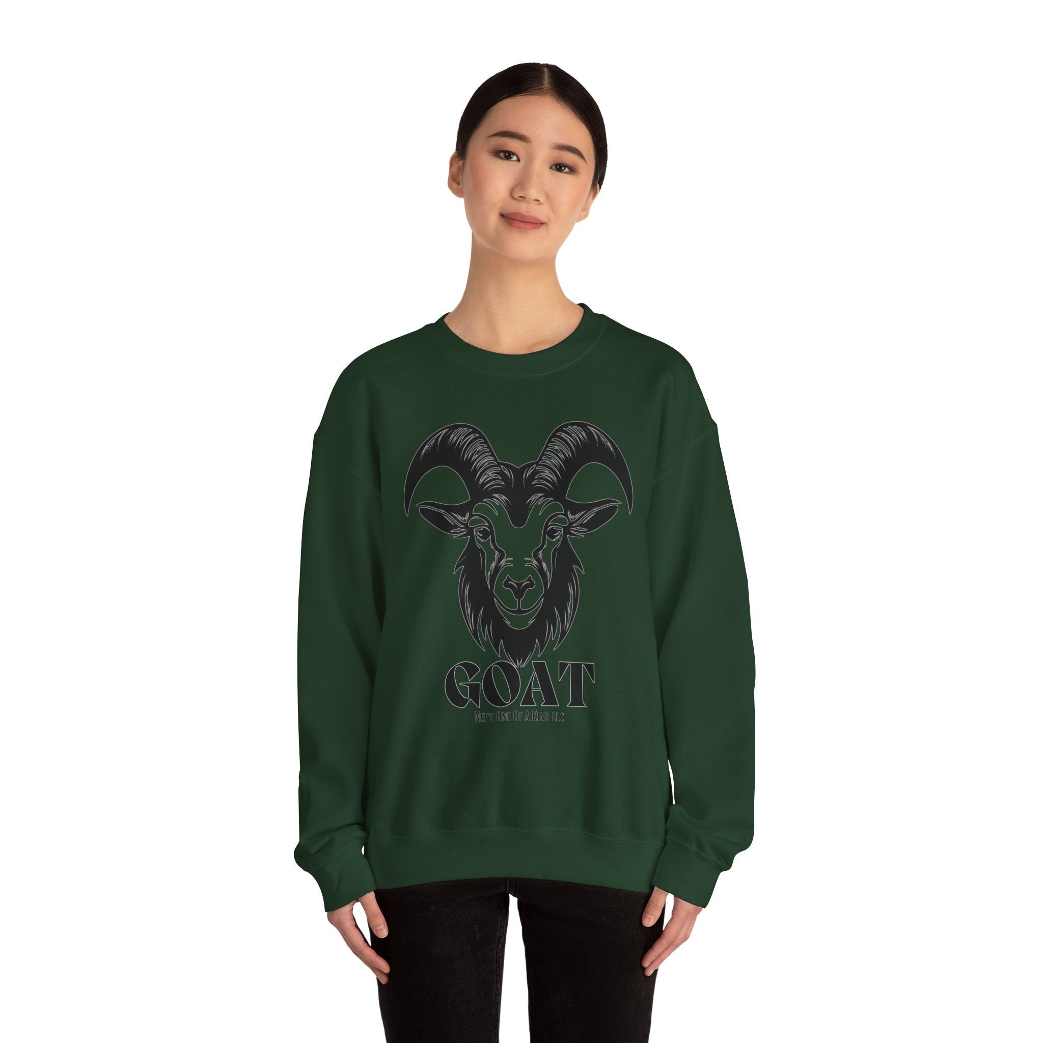 Goat Unisex Casual Crewneck SweatshirtSweatshirtGoat Unisex Casual Crewneck Sweatshirt
