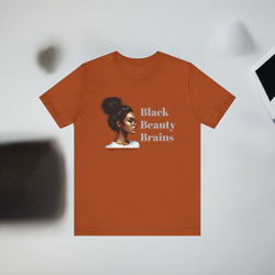 Black, beauty and Brains Sleeve Tee