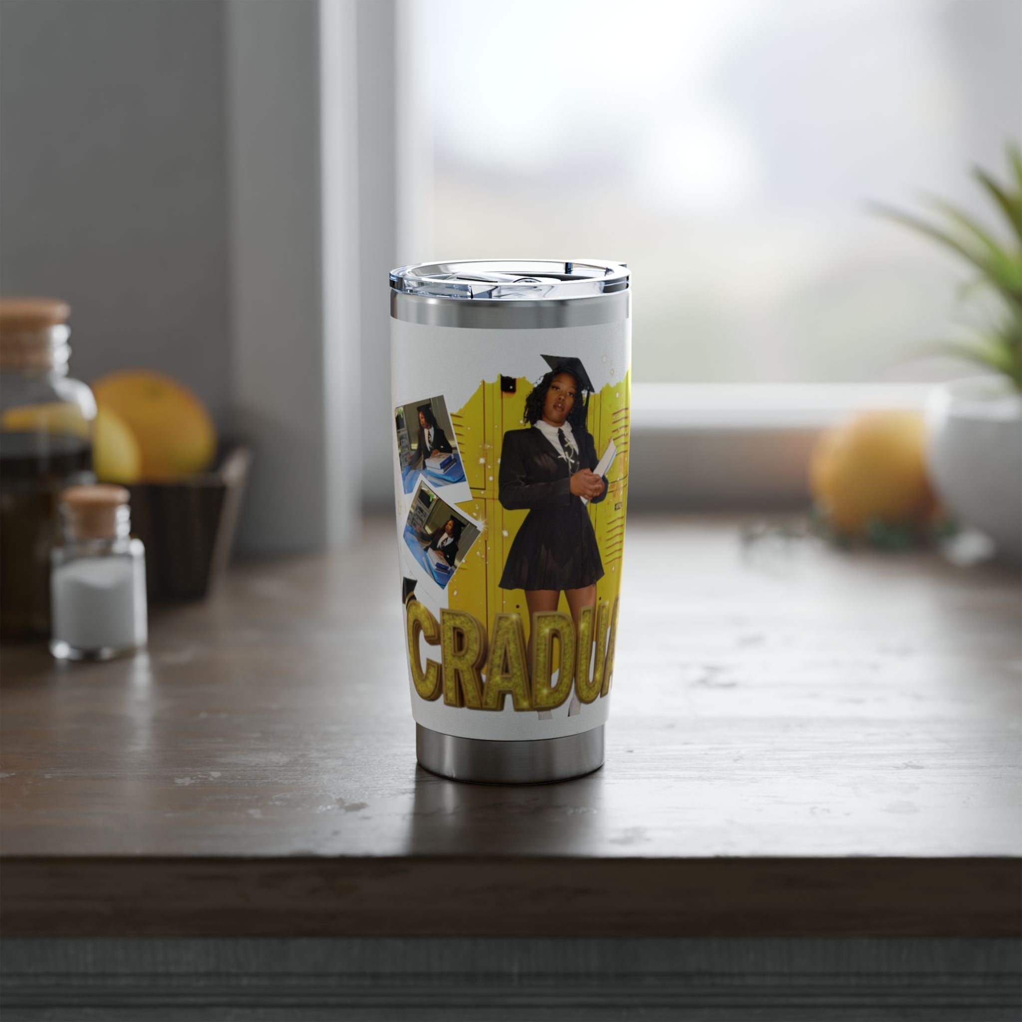 Graduate 20oz Stainless Tumbler — Class of Grad Celebration Travel Mug