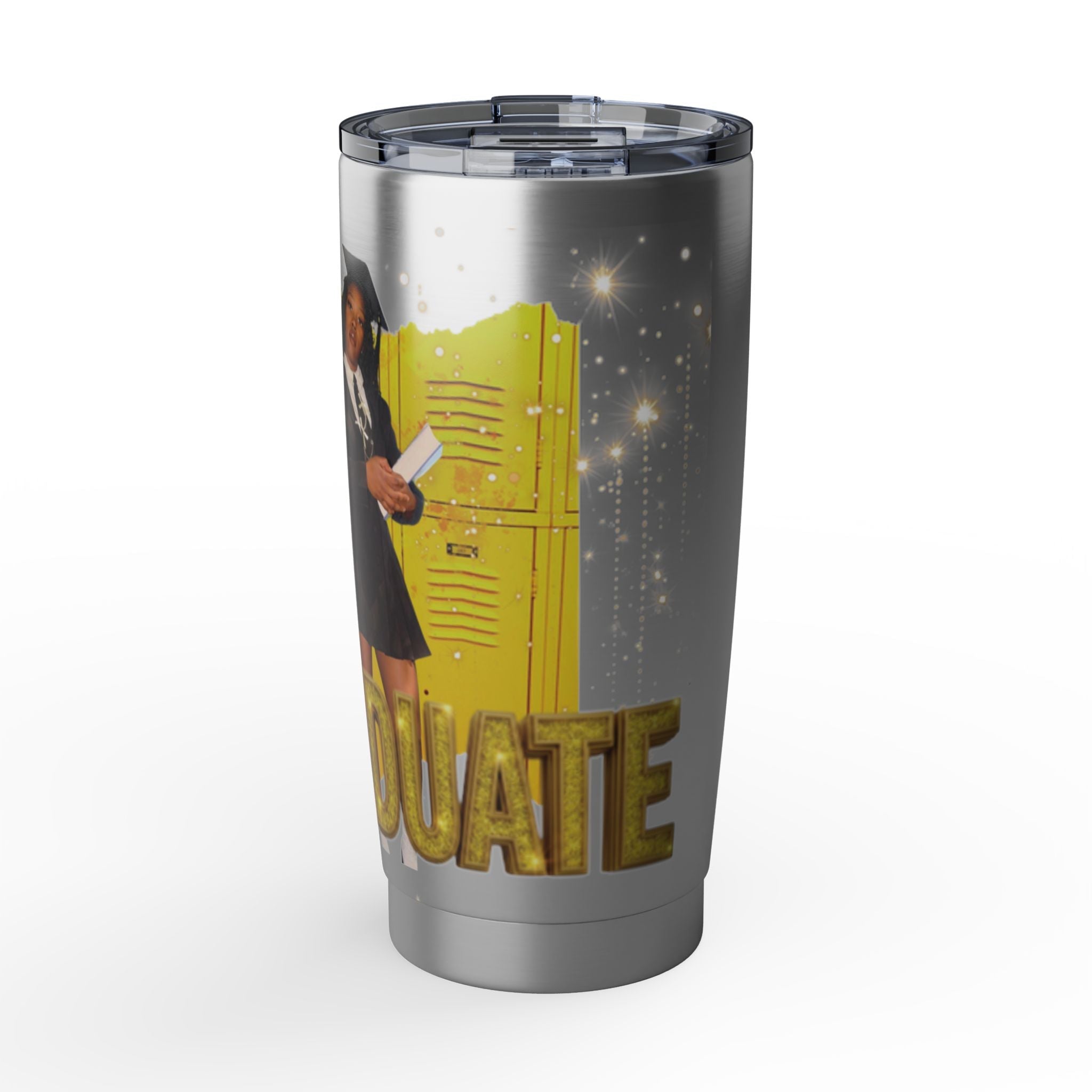 Graduate 20oz Stainless Tumbler — Class of Grad Celebration Travel Mug
