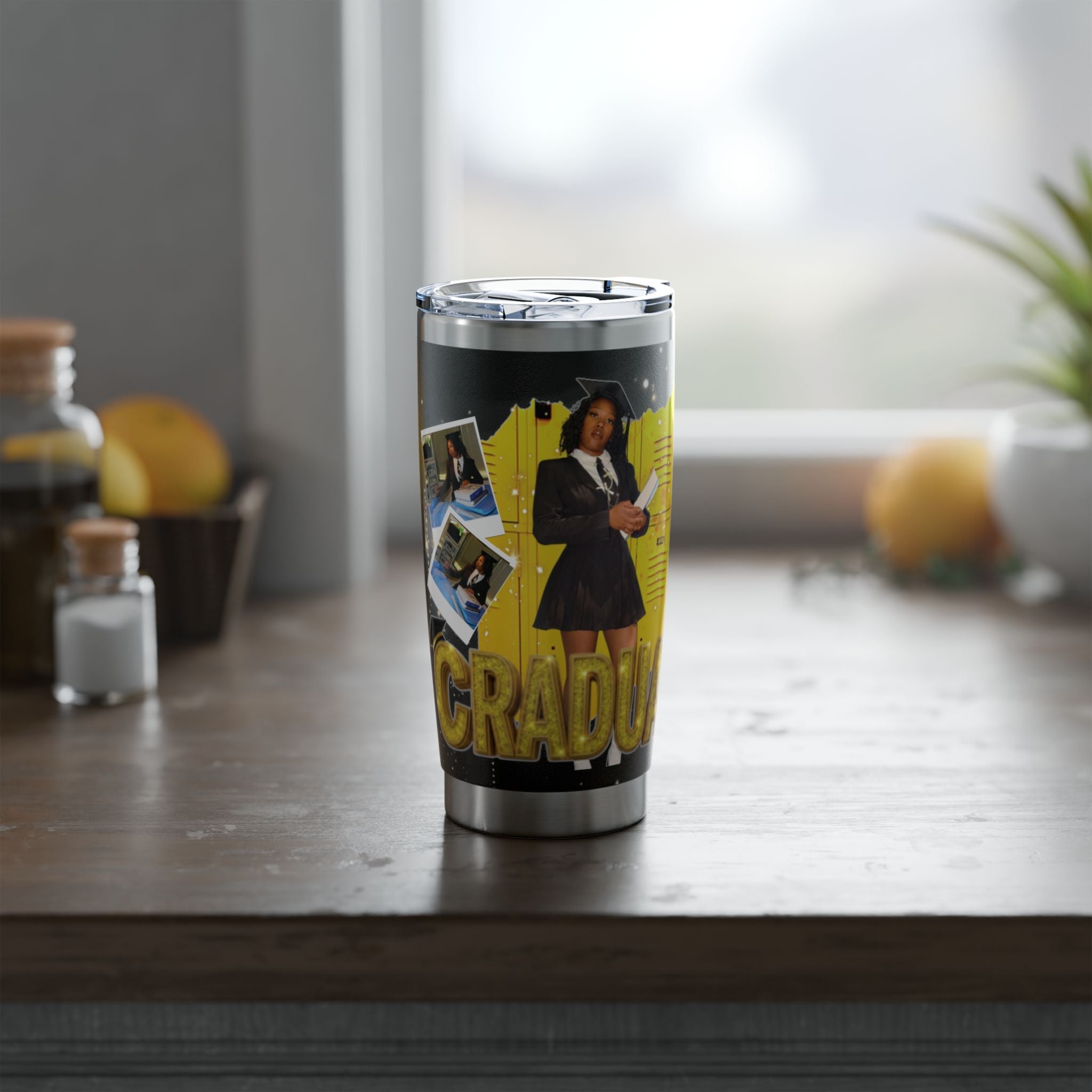 Graduate 20oz Stainless Tumbler — Class of Grad Celebration Travel Mug
