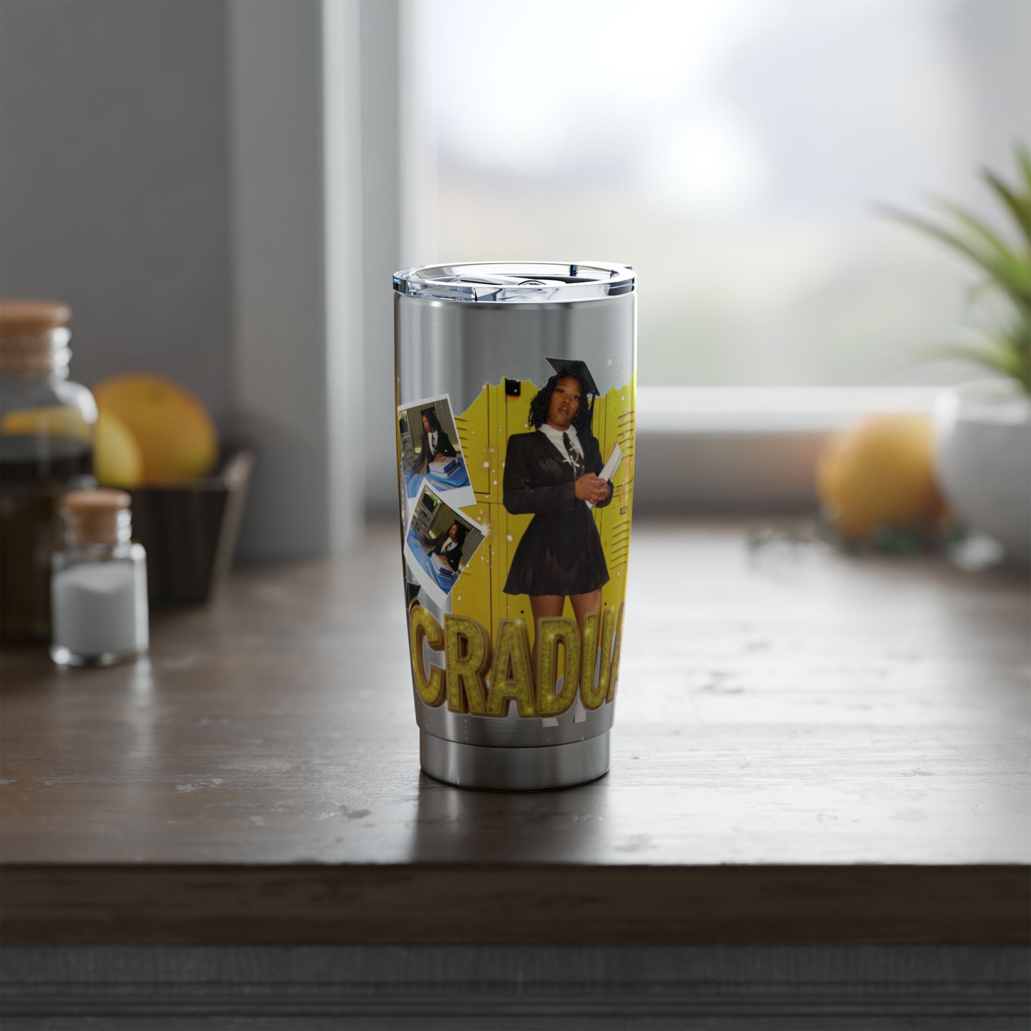 Graduate 20oz Stainless Tumbler — Class of Grad Celebration Travel Mug