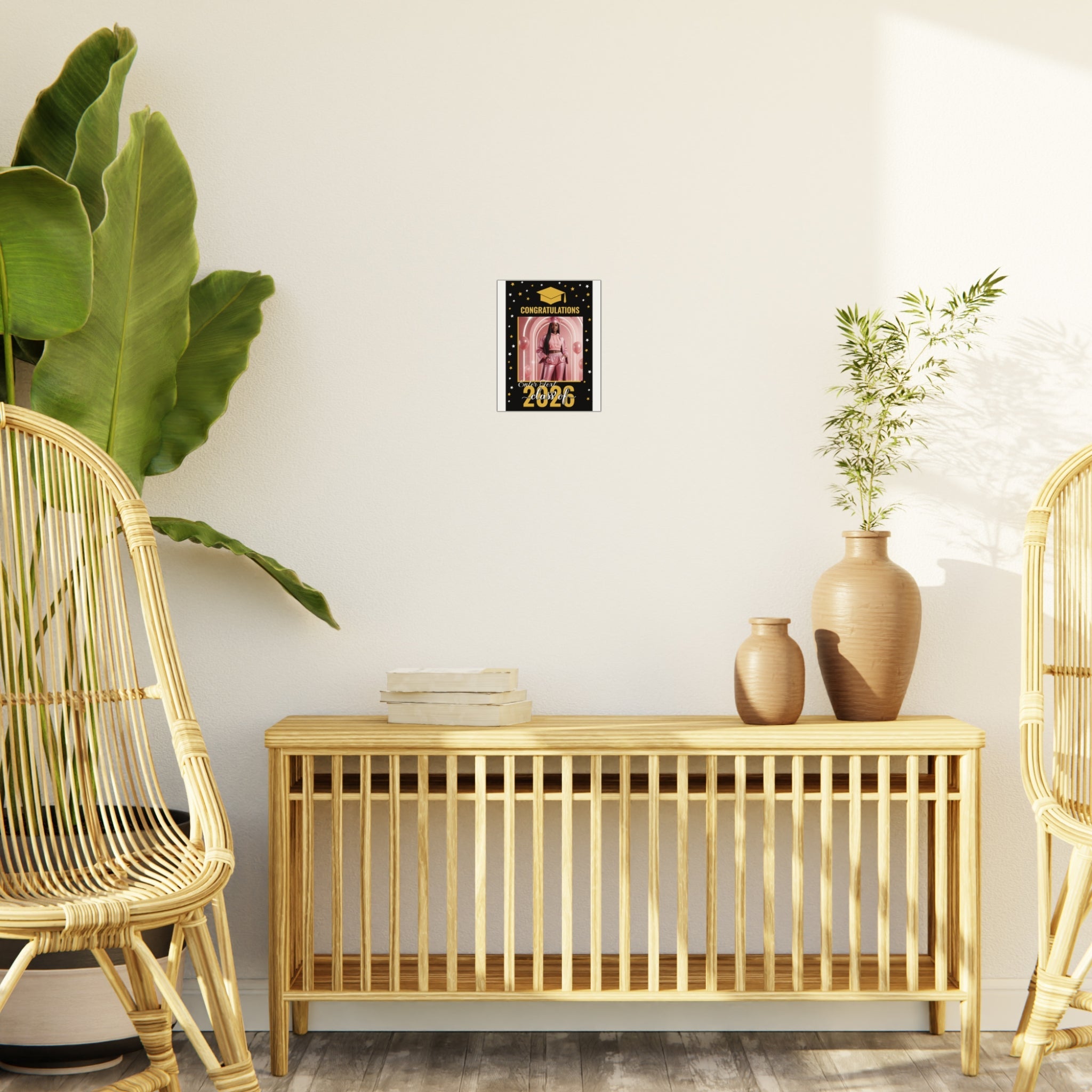 Graduation Photo Foam Board — "Congratulations Class of 2026" (Customizable Photo & Text Frame)