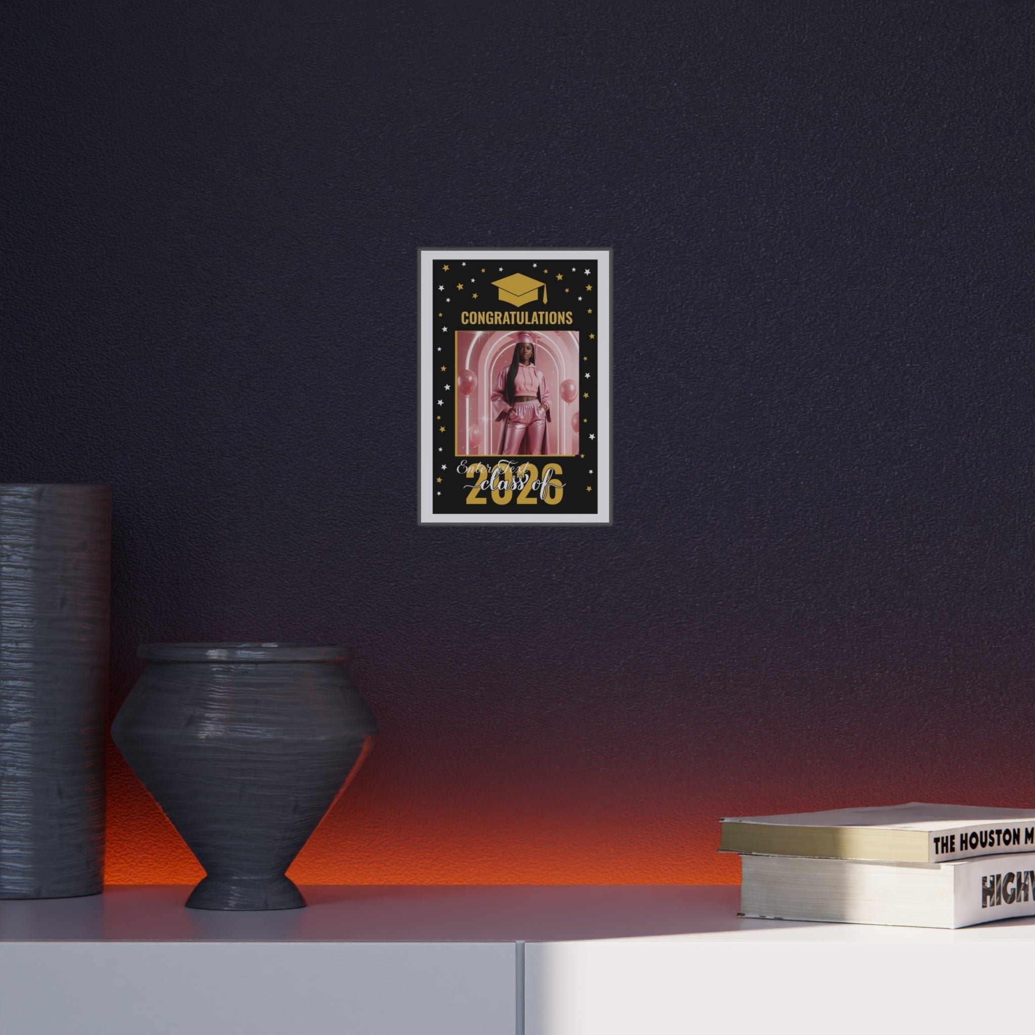 Graduation Photo Foam Board — "Congratulations Class of 2026" (Customizable Photo & Text Frame)