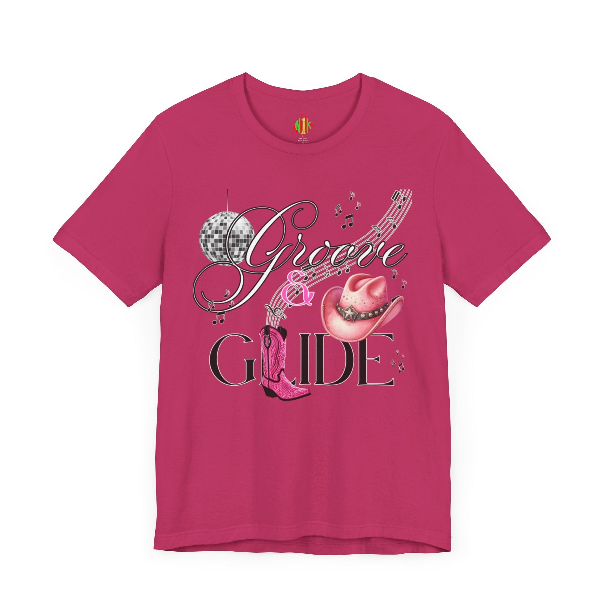 Groove and Glide Graphic Tee - Unisex Short Sleeve T-Shirt for Music LT-ShirtGroove and Glide
