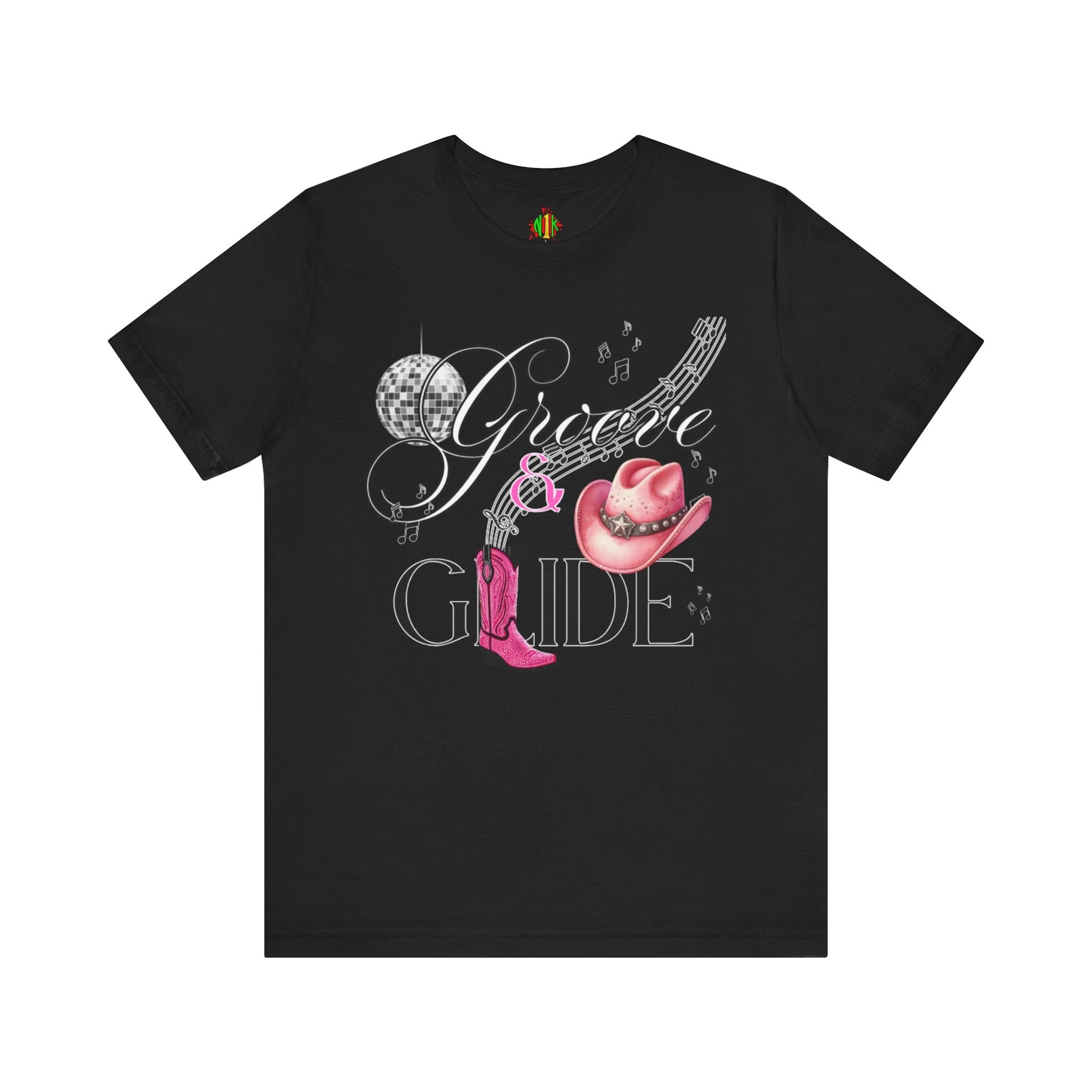 Groove and Glide Graphic Tee - Unisex Short Sleeve T-Shirt for Music LT-ShirtGroove and Glide