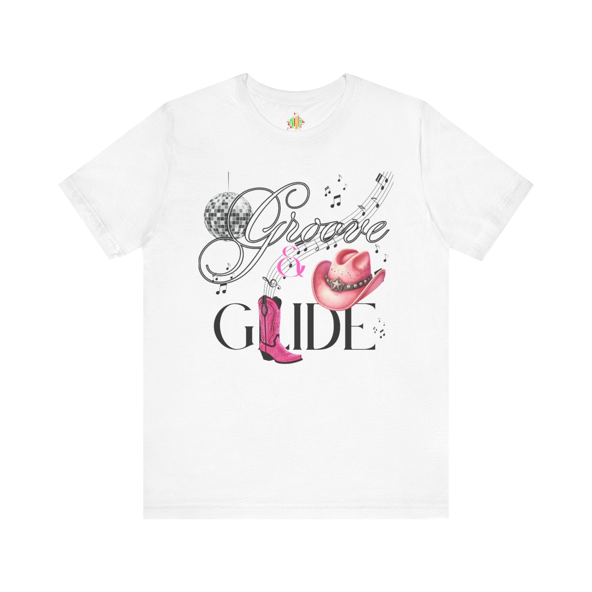 Groove and Glide Graphic Tee - Unisex Short Sleeve T-Shirt for Music LT-ShirtGroove and Glide