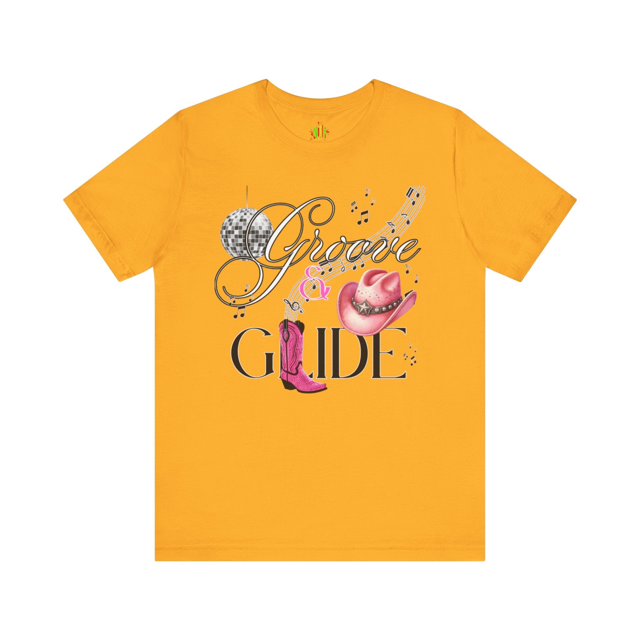 Groove and Glide Graphic Tee - Unisex Short Sleeve T-Shirt for Music LT-ShirtGroove and Glide